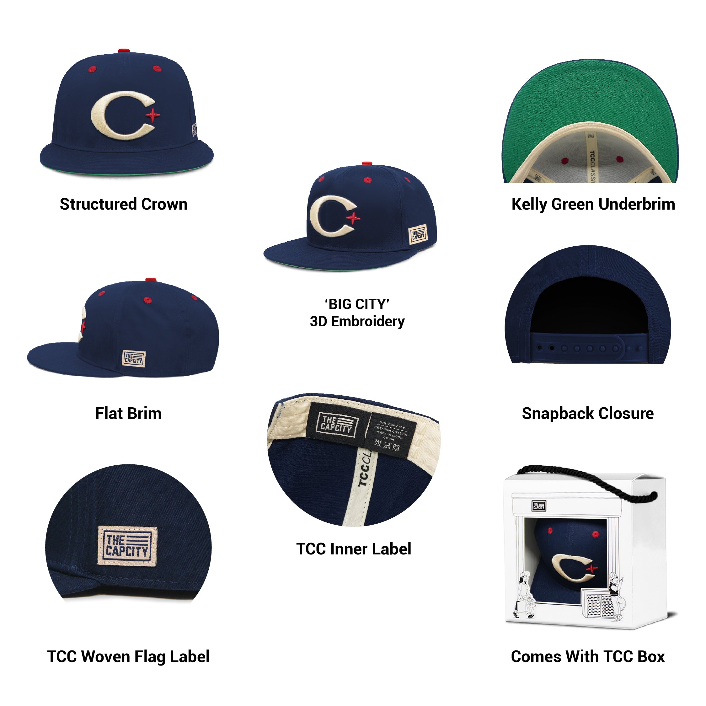 TCC BIG CITY CLASSIC SNAPBACK COLLECTION