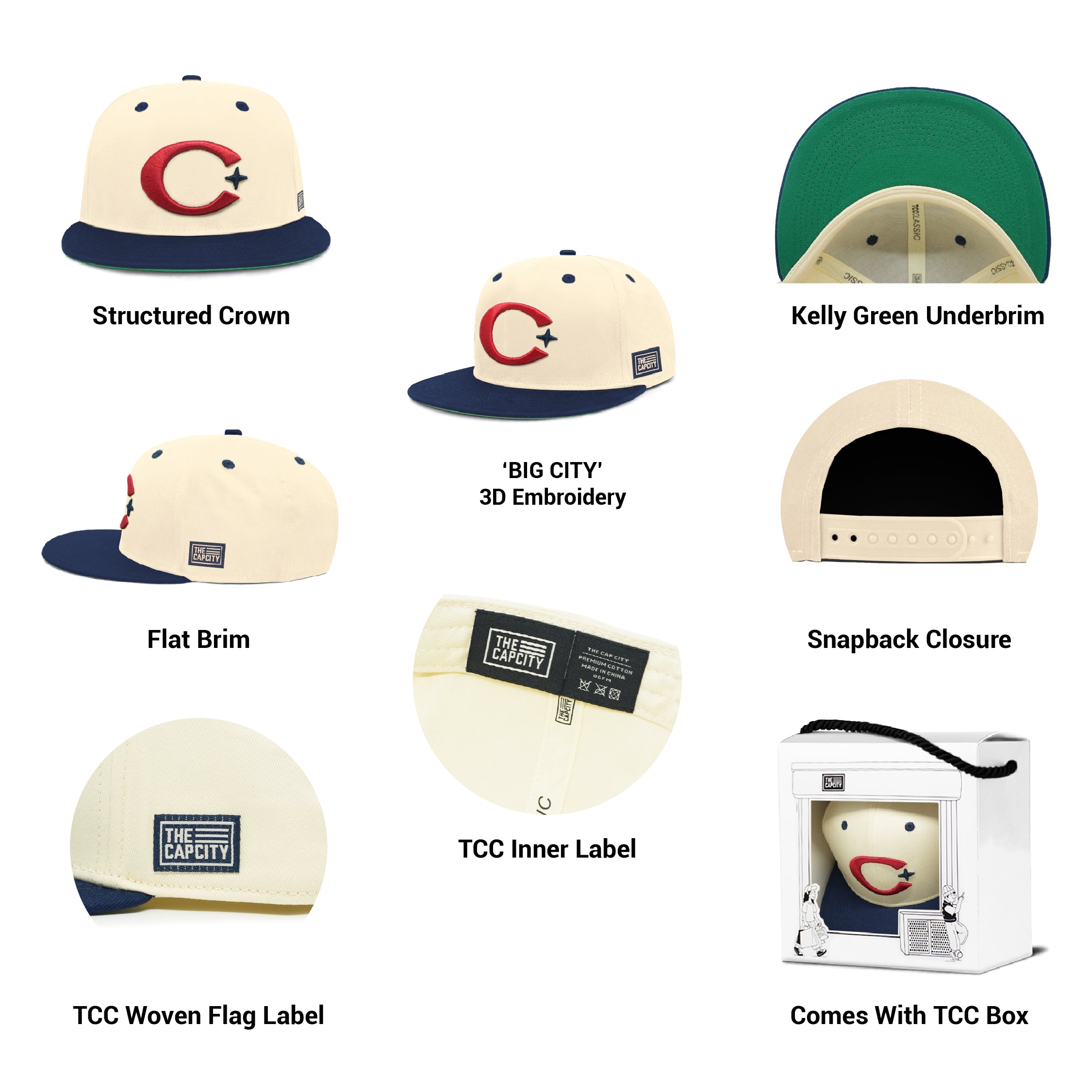 TCC BIG CITY CLASSIC SNAPBACK COLLECTION