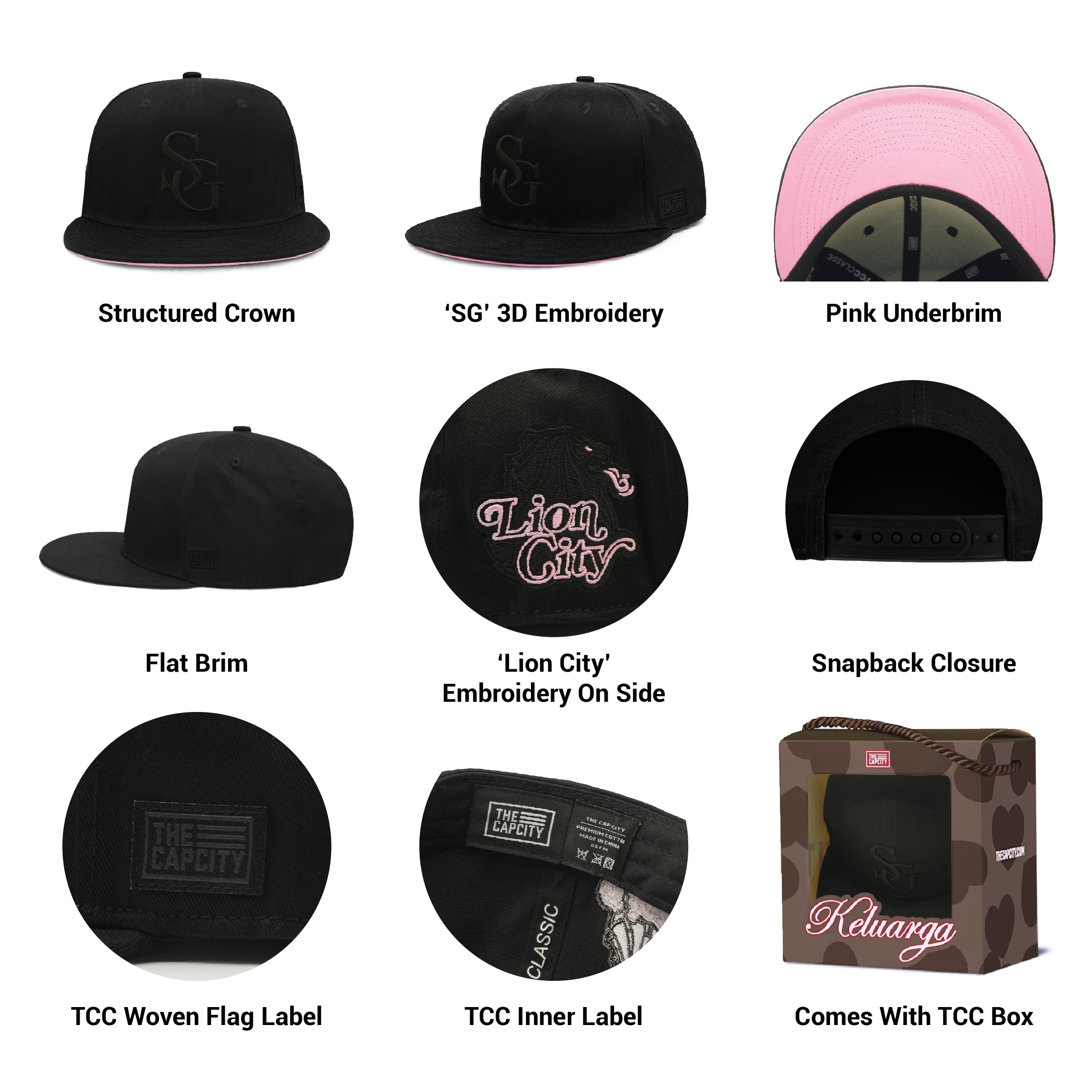 TCC 'BLACK OUT' STATES CLASSIC SNAPBACK COLLECTION