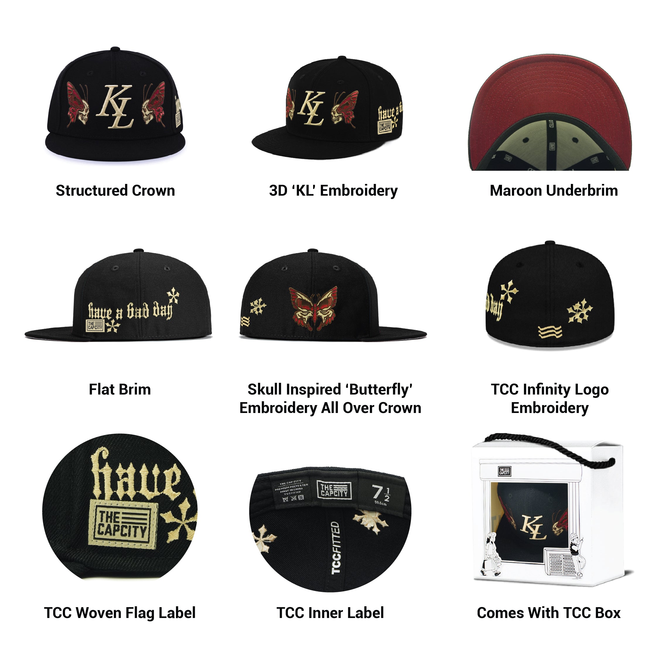 TCC KL LEGACY ‘BAD DAY’ FITTED CAP COLLECTION