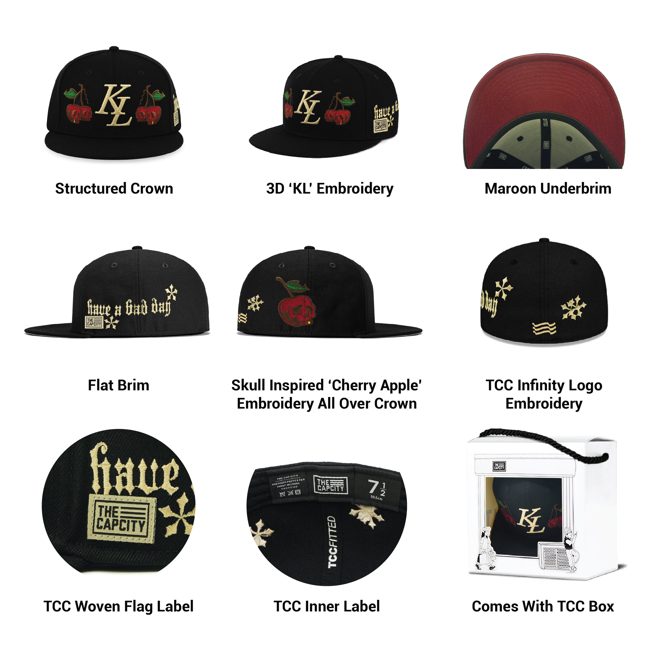 TCC KL LEGACY ‘BAD DAY’ FITTED CAP COLLECTION