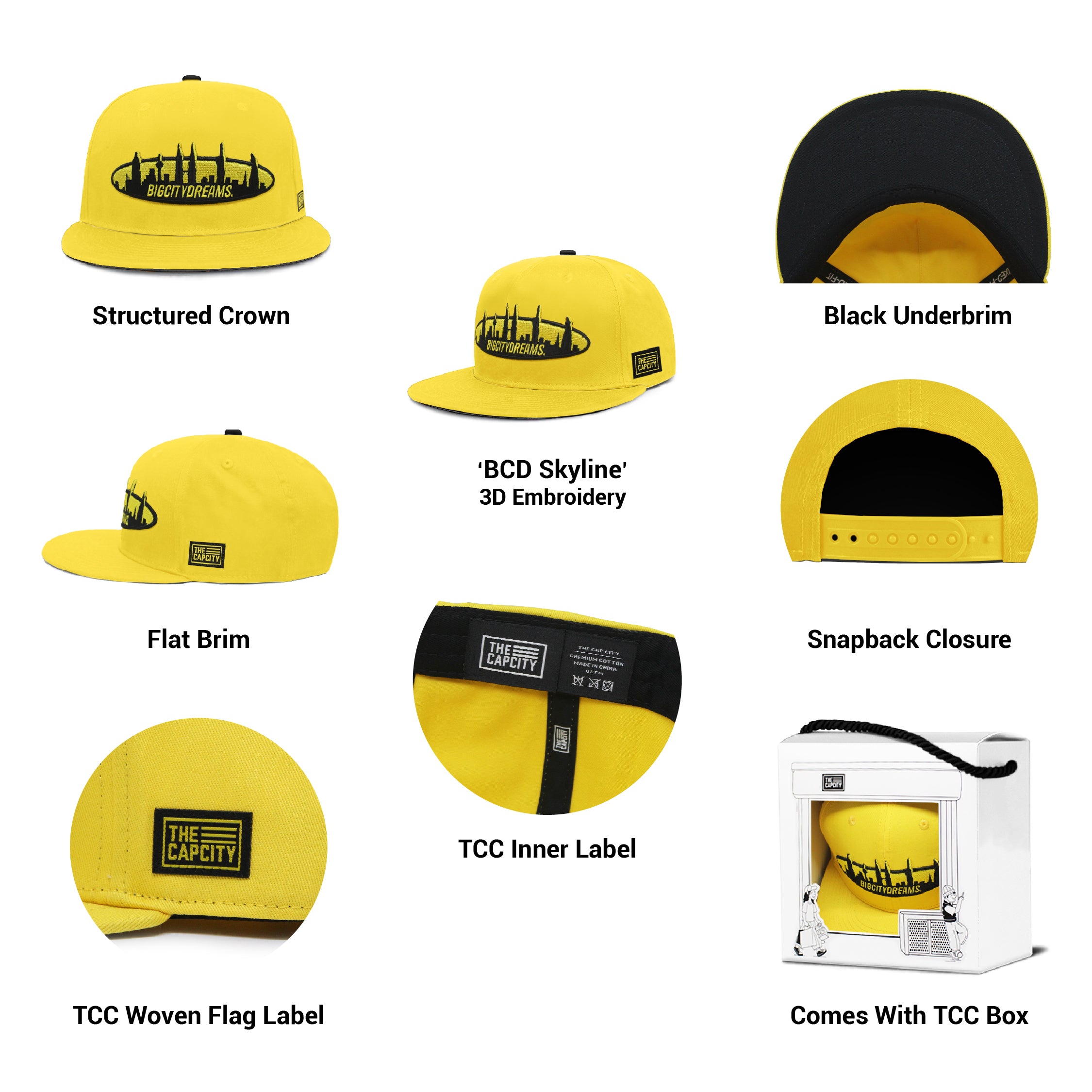 TCC BCD SKYLINE CLASSIC SNAPBACK
