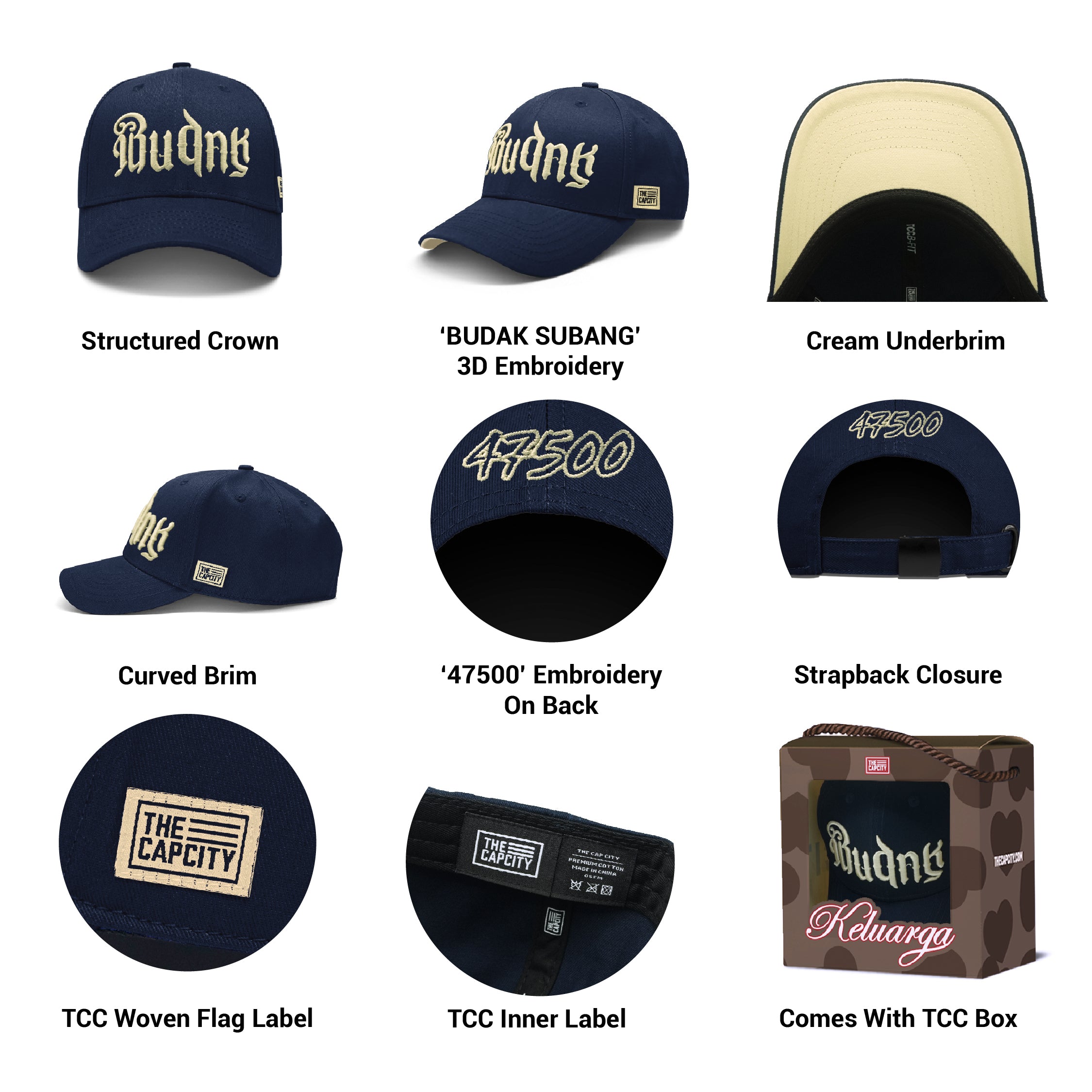 TCC BUDAK SUBANG B-FIT STRAPBACK COLLECTION