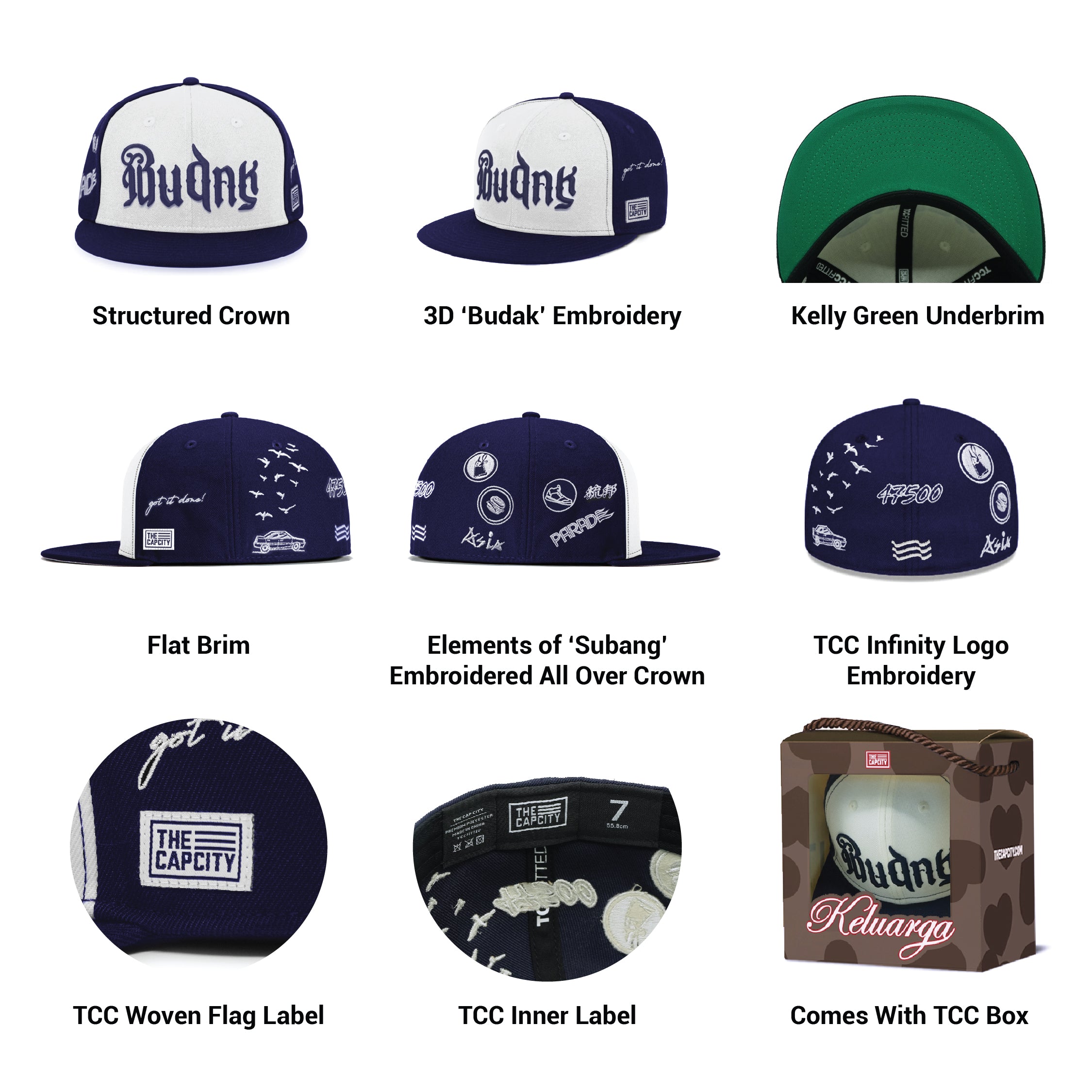 TCC BUDAK SUBANG FITTED CAP COLLECTION