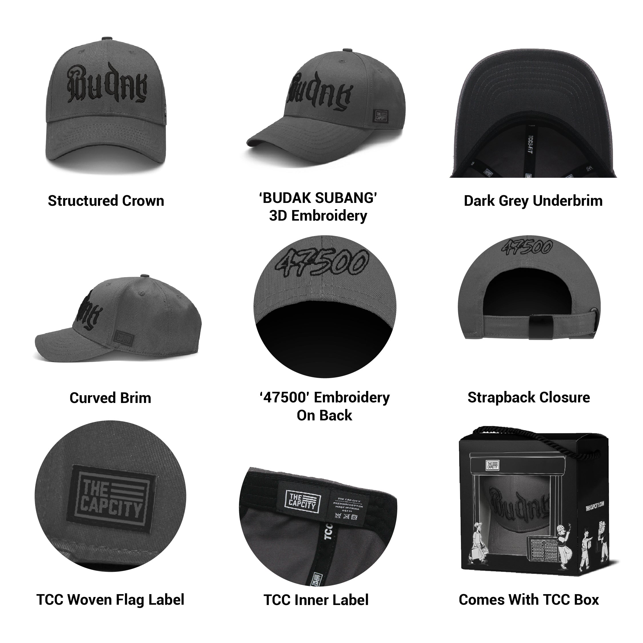 TCC BUDAK SUBANG B-FIT STRAPBACK COLLECTION