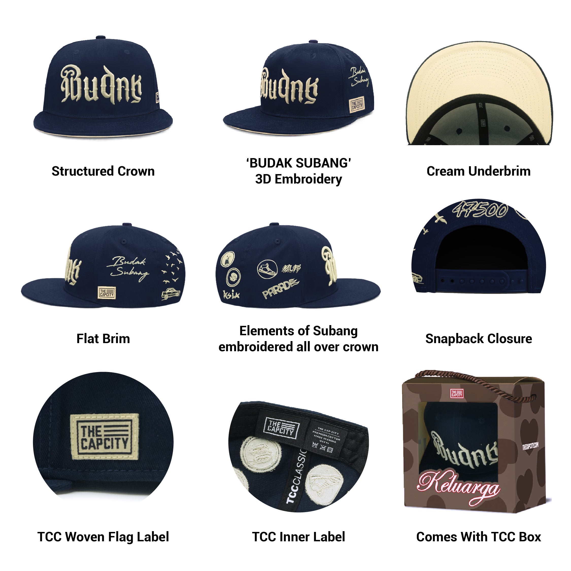 TCC BUDAK SUBANG CLASSIC SNAPBACK COLLECTION