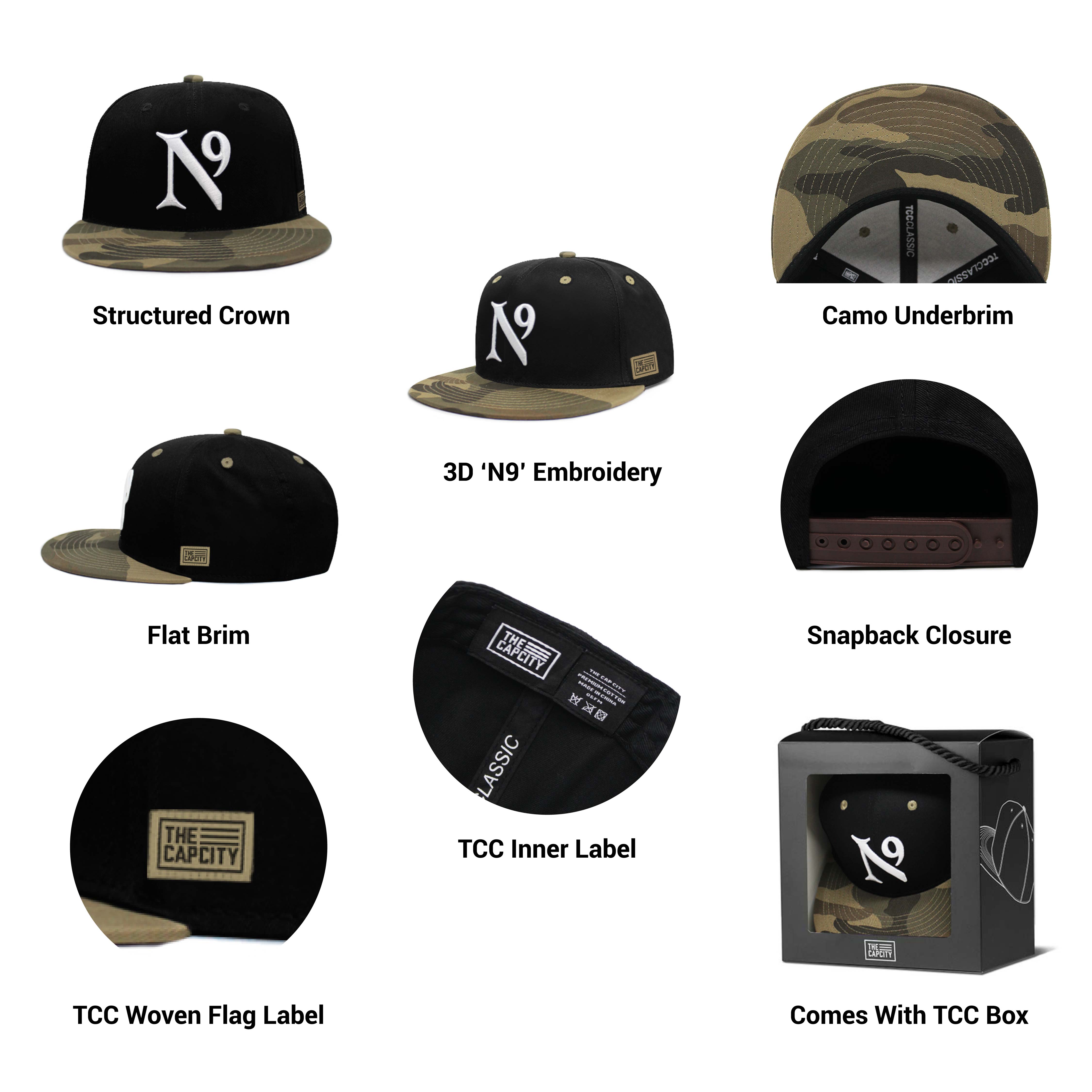 CAMO CLASSIC SNAPBACK COLLECTION