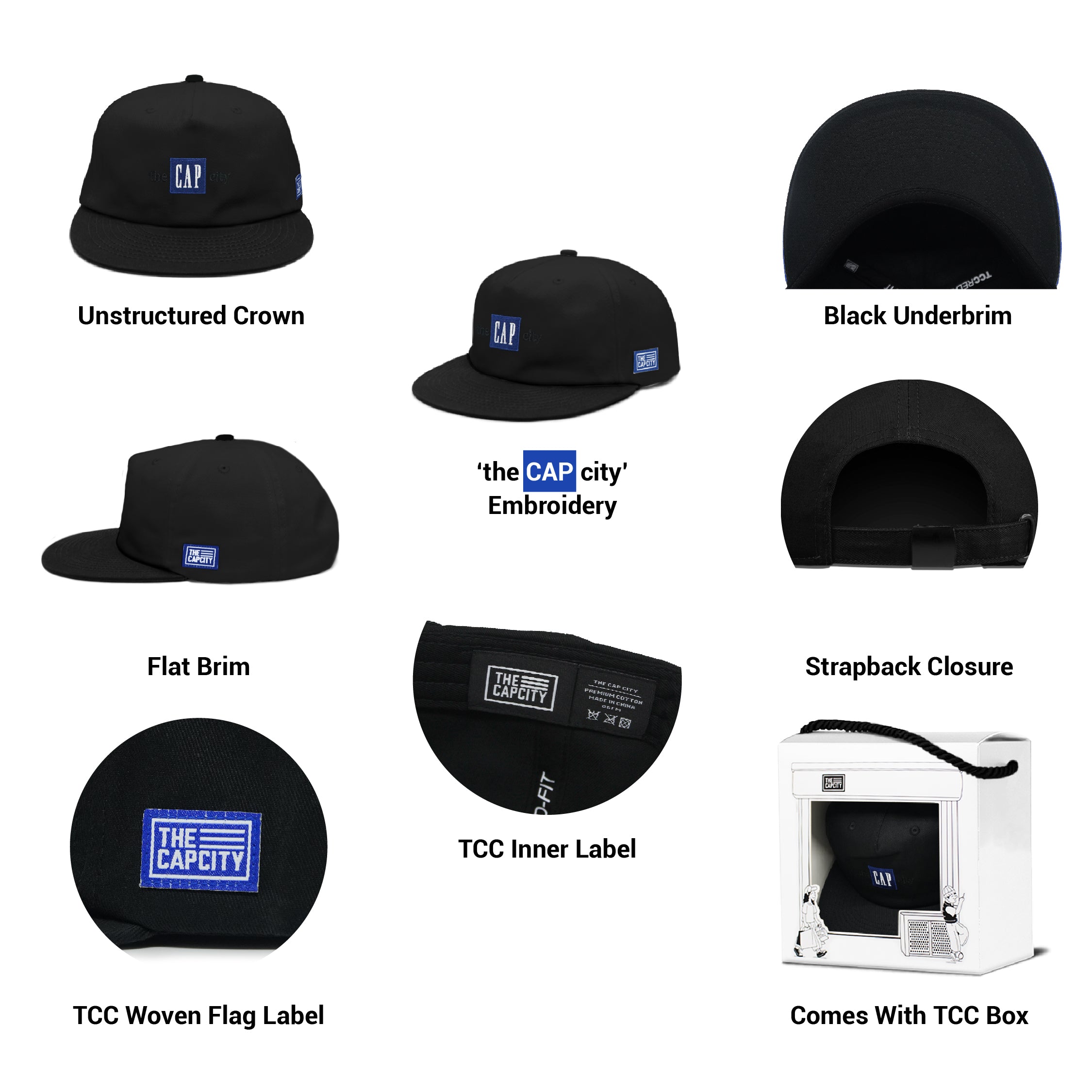TCC THE 'CAP' BOX LOGO RELAXED-FIT COLLECTION