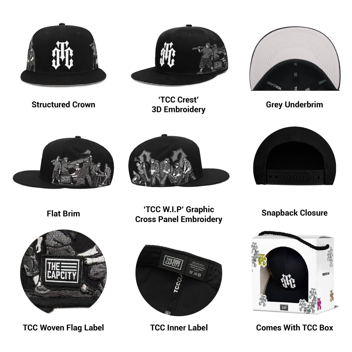 TCC CREST W.I.P CLASSIC SNAPBACK