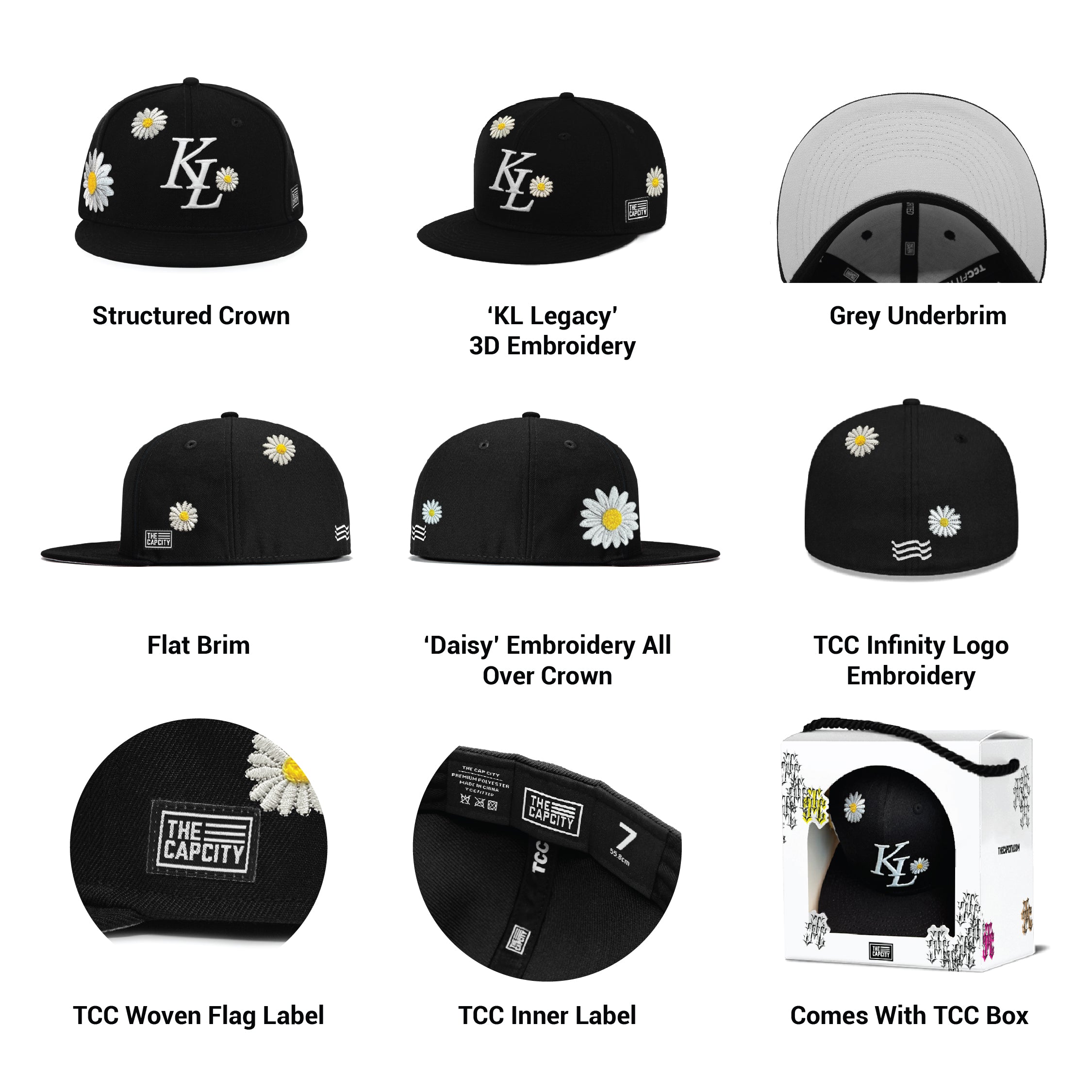 TCC KL LEGACY DAISY FITTED CAP