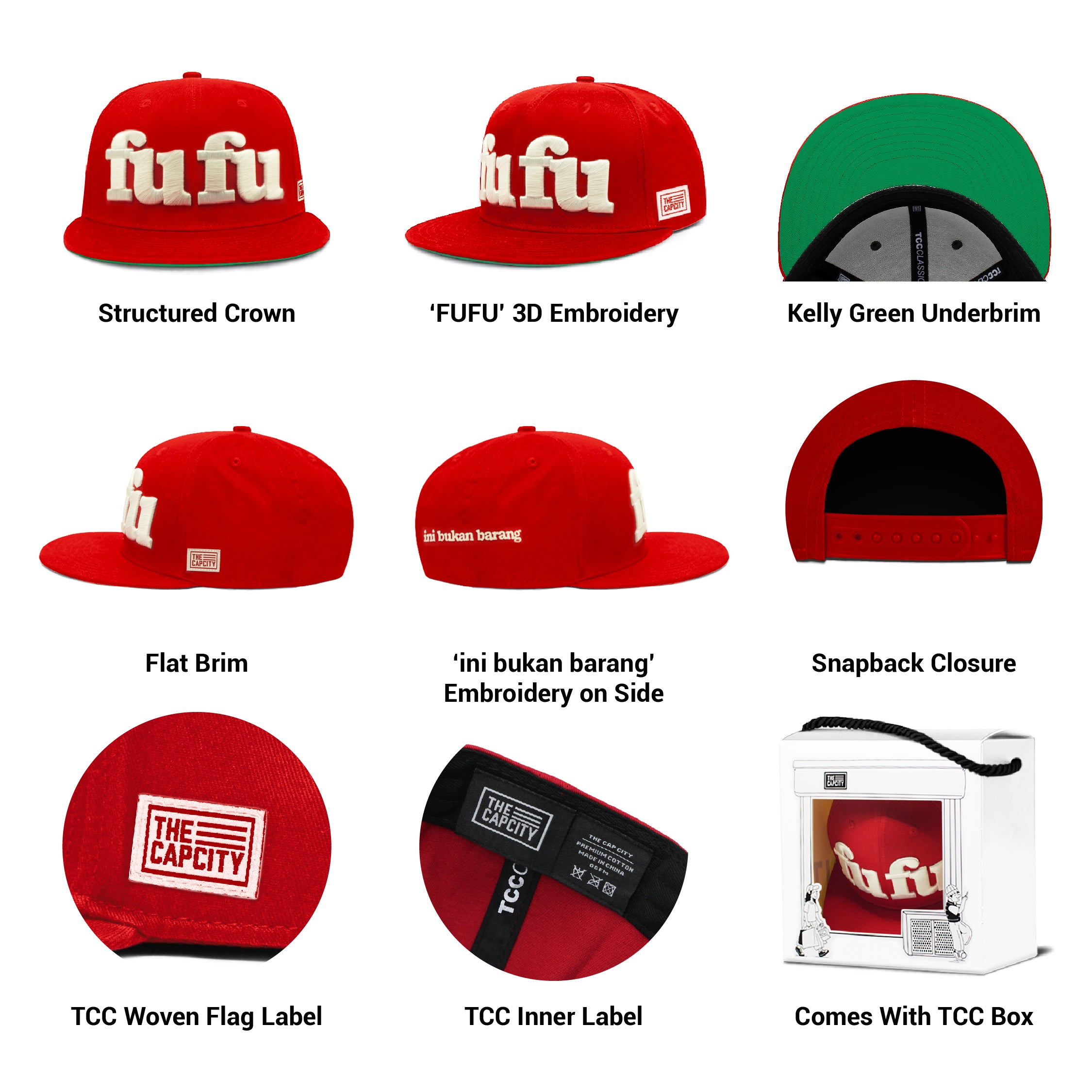 TCC INI BUKAN BARANG FUFU CLASSIC SNAPBACK