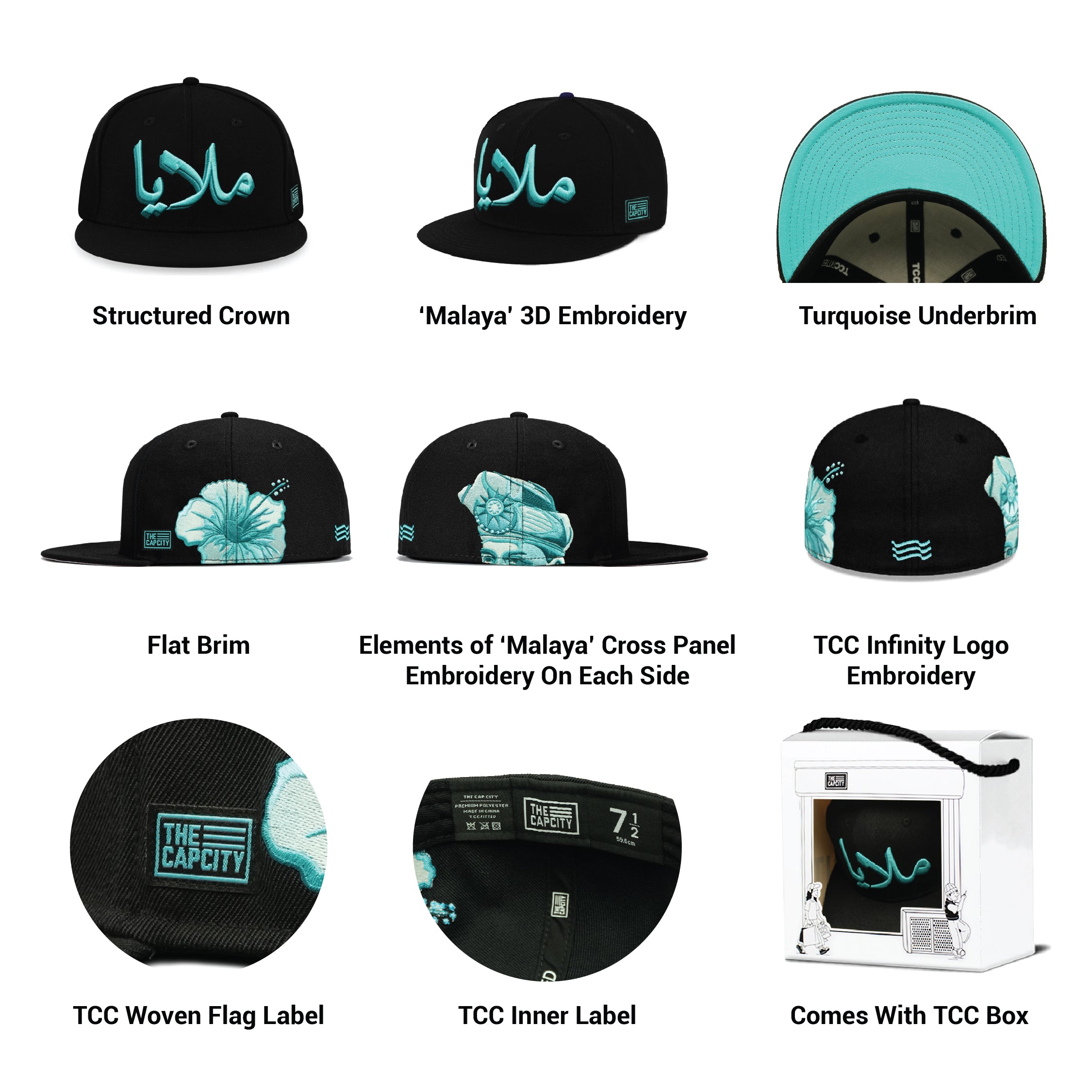 TCC MALAYA FITTED CAP COLLECTION