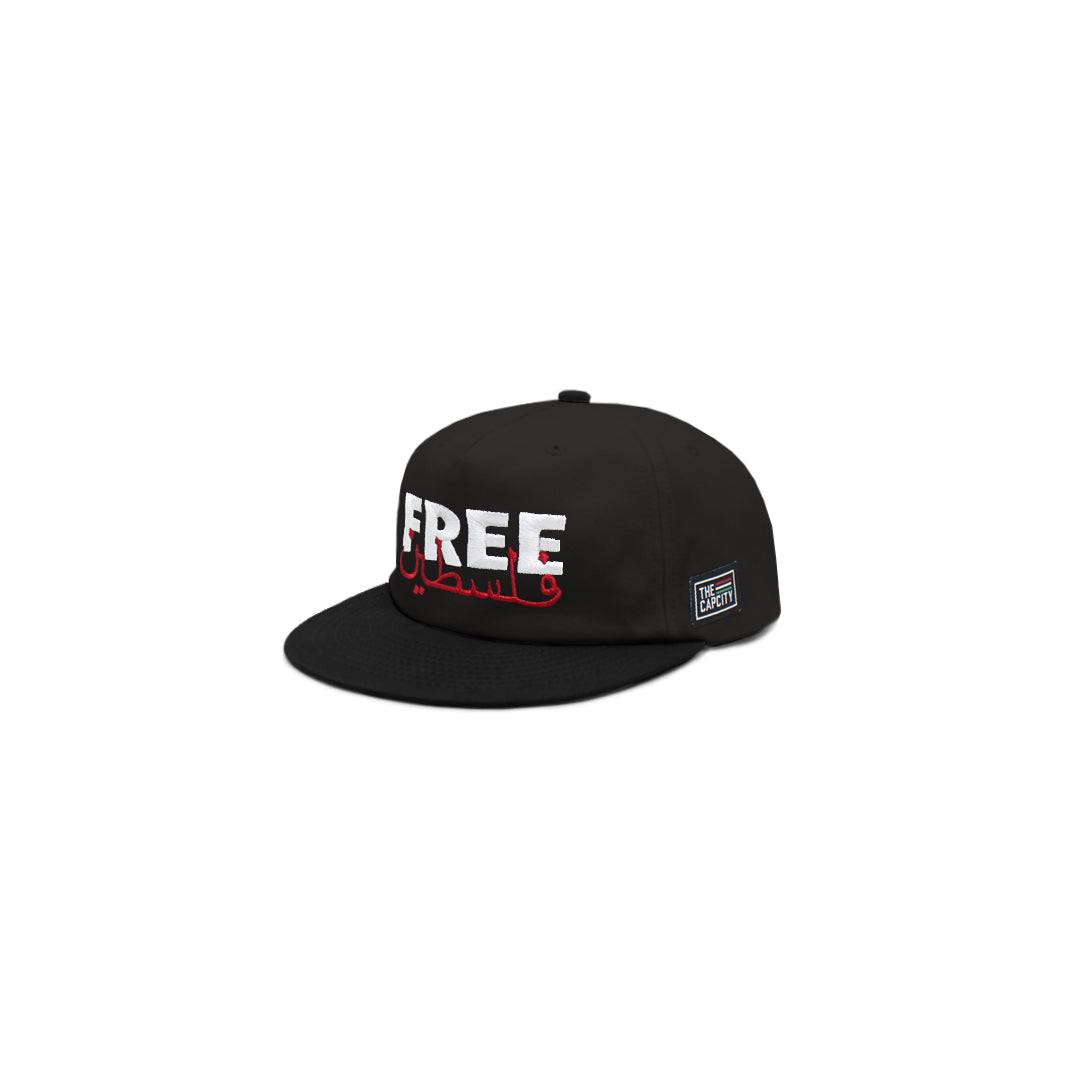 TCC FREE PALESTINE RELAXED-FIT STRAPBACK