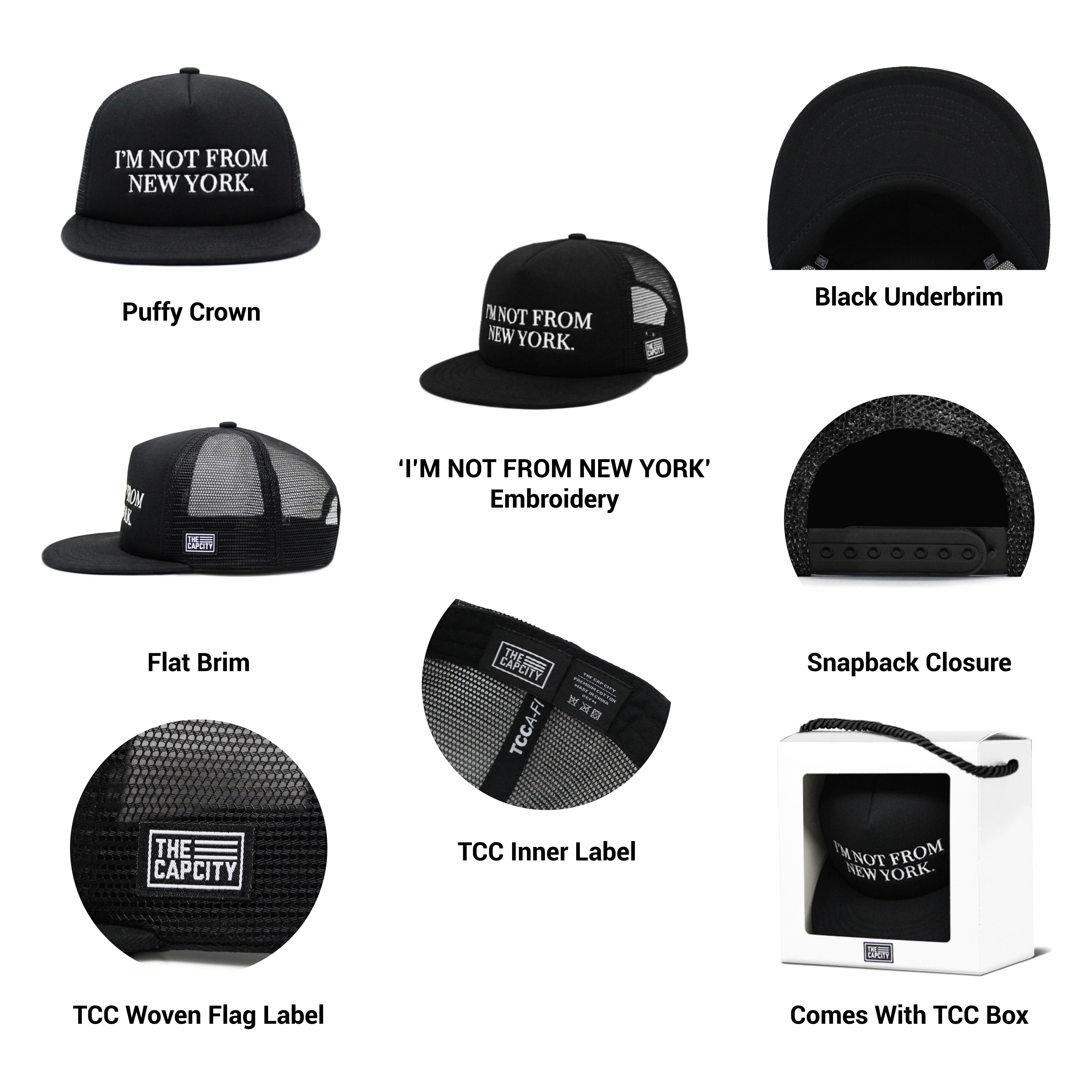 TCC "NOT FROM NEW YORK" PUFFY TRUCKER COLLECTION