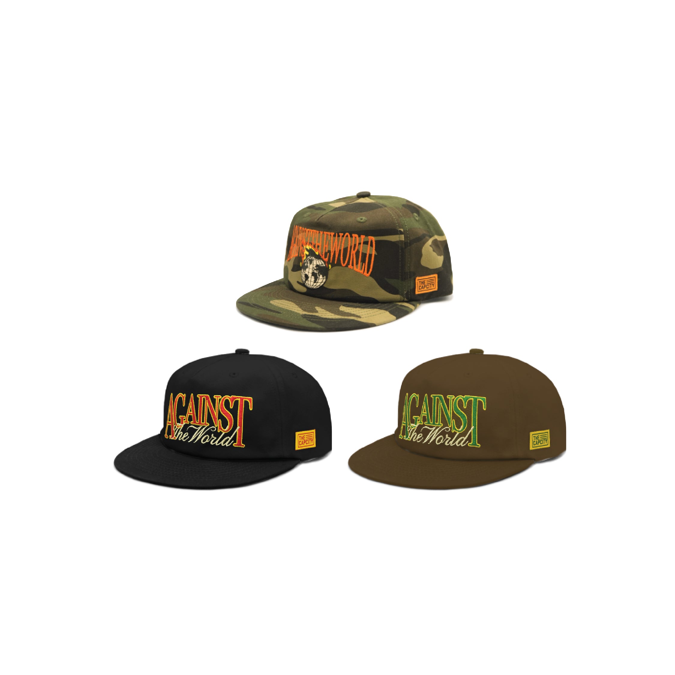 TCC 'AGAINST THE WORLD' RELAXED-FIT CAP COLLECTION