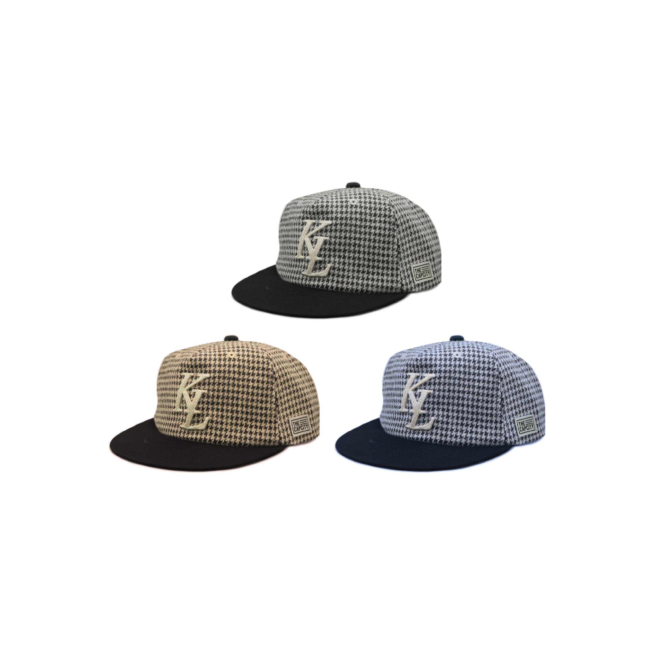 TCC KL LEGACY HOUNDSTOOTH RELAXED-FIT STRAPBACK