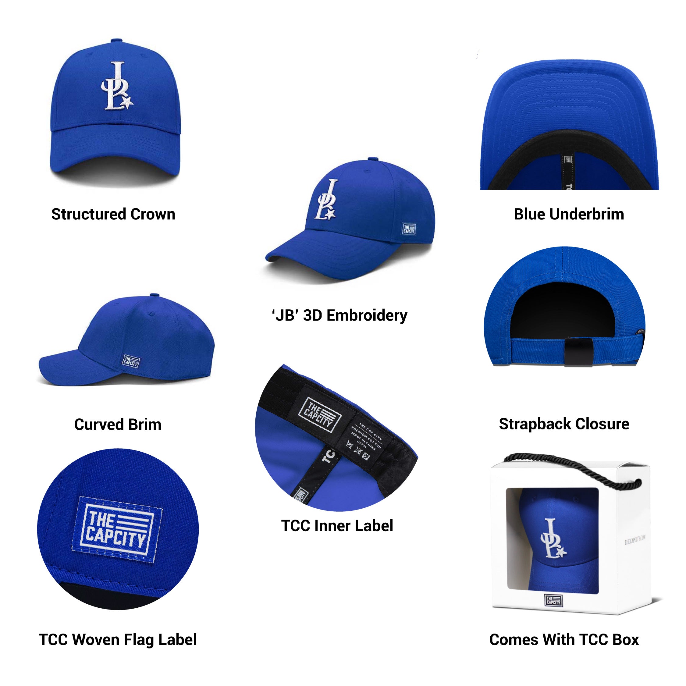 TCC JB B-FIT STRAPBACK CAP COLLECTION