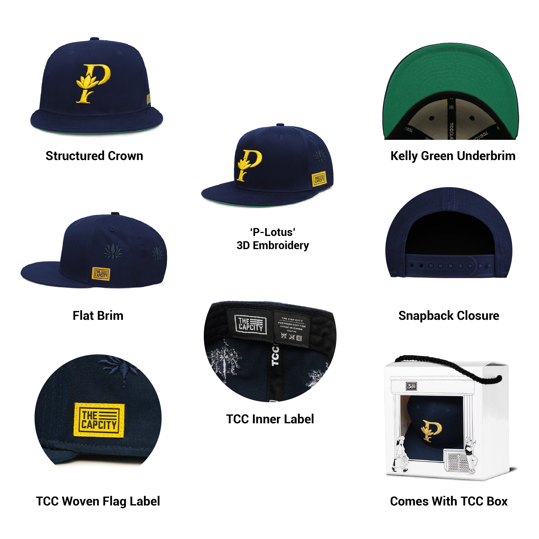 TCC P-LOTUS CLASSIC SNAPBACK