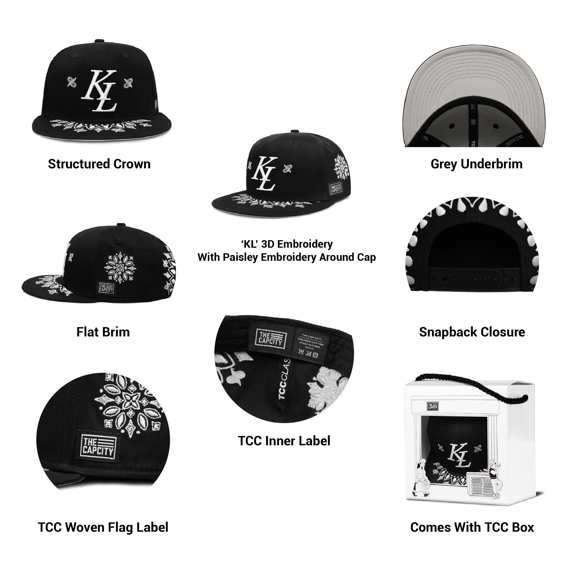 TCC KL LEGACY PAISLEY CLASSIC SNAPBACK