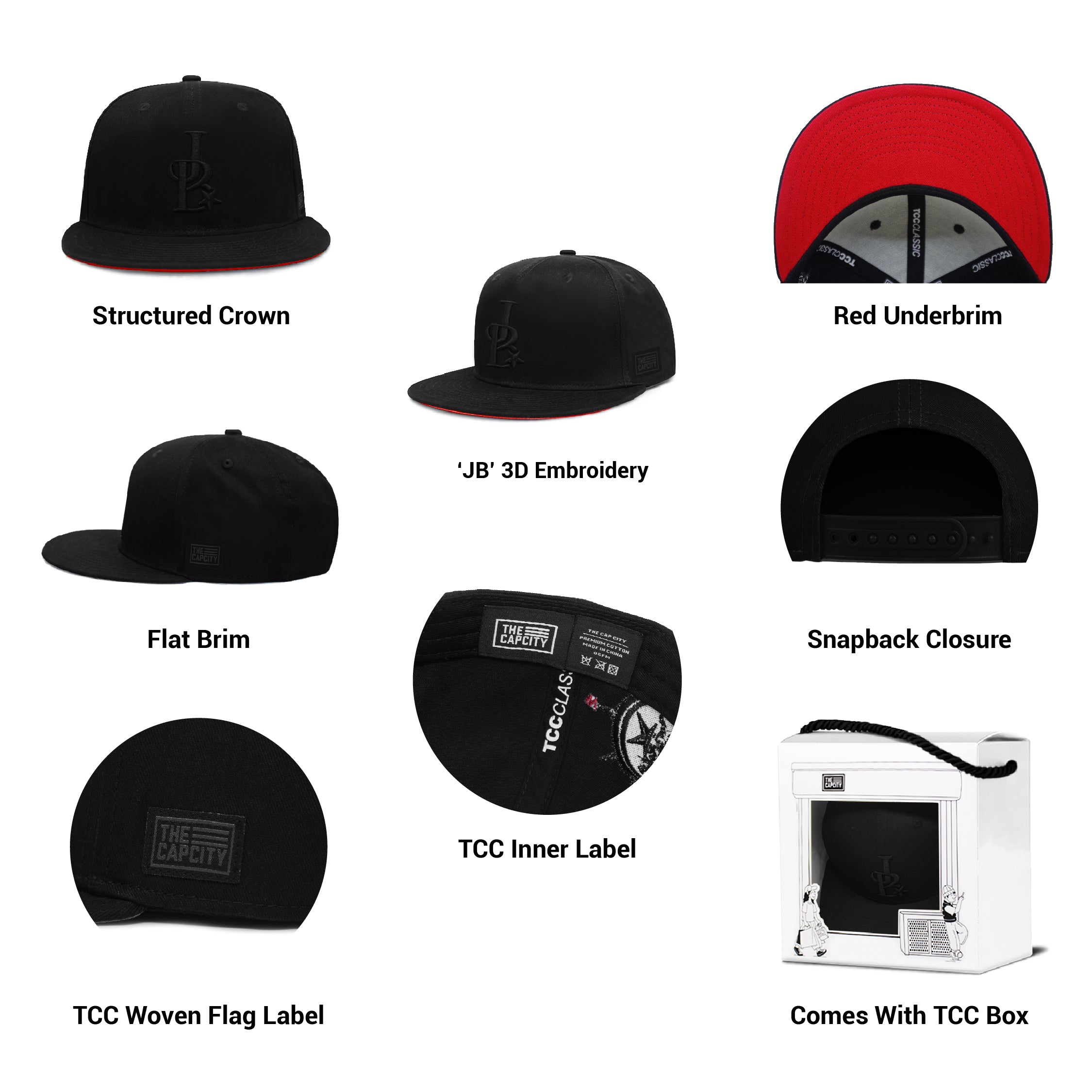 TCC 'BLACK OUT' STATES CLASSIC SNAPBACK