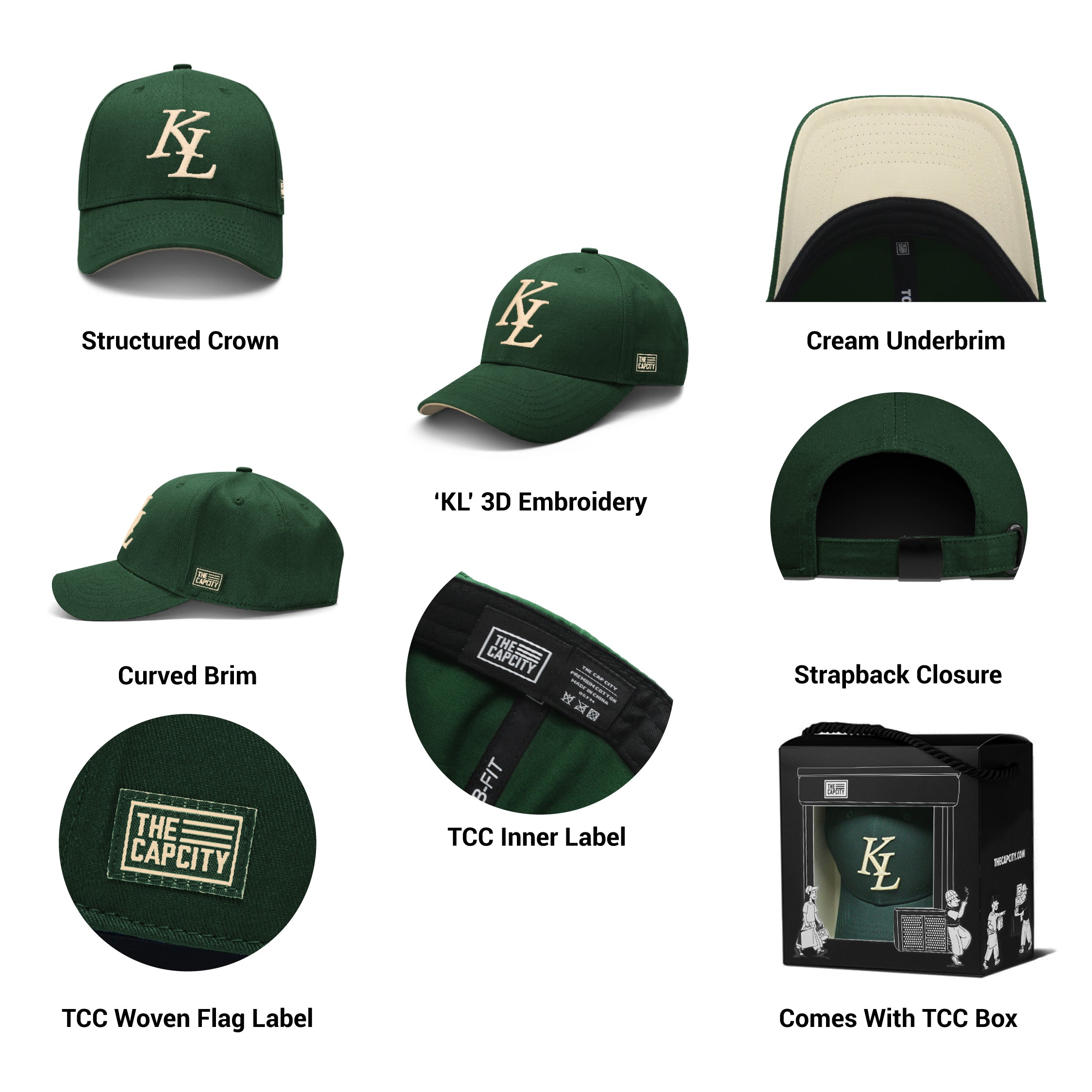 TCC KL LEGACY B-FIT STRAPBACK COLLECTION