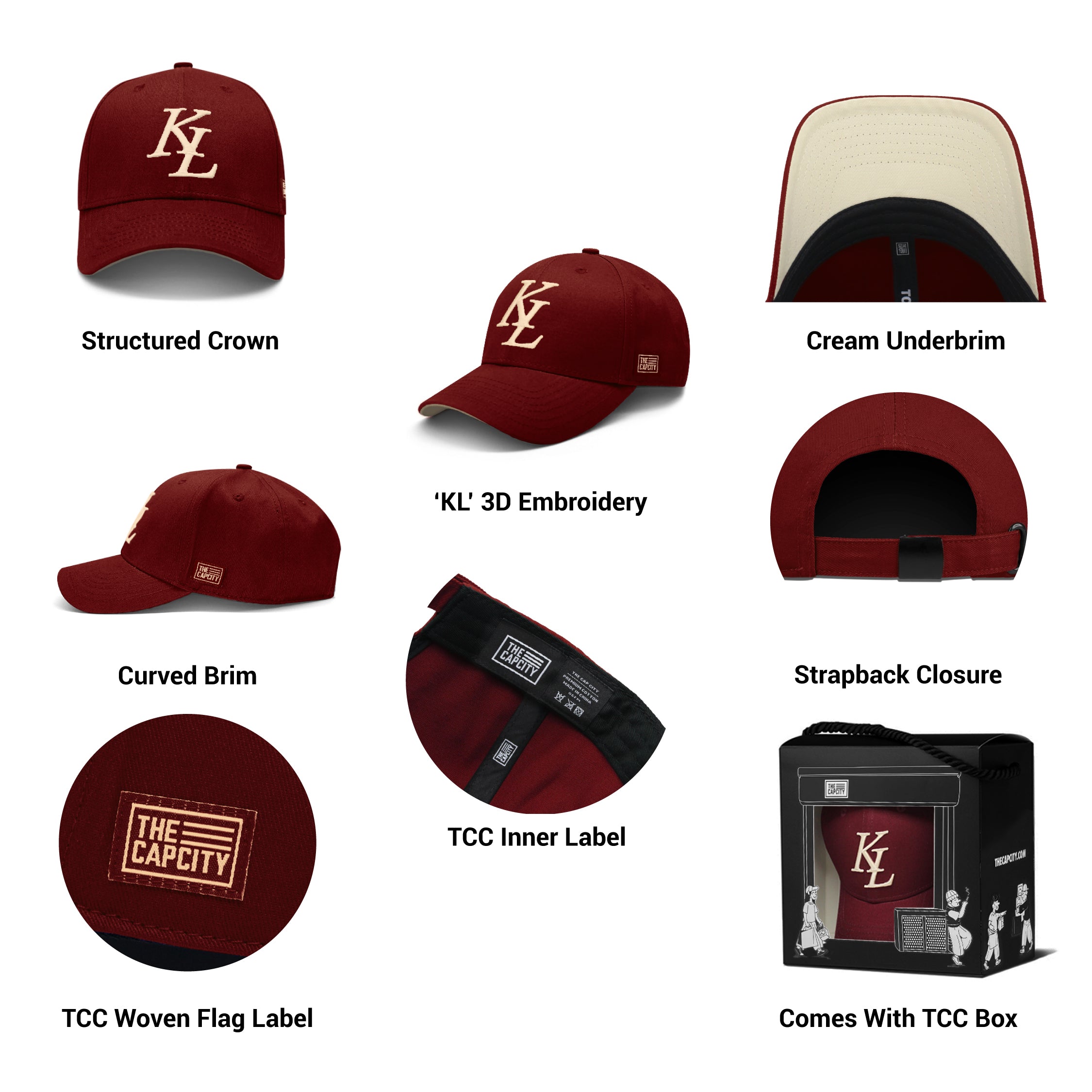 TCC KL LEGACY B-FIT STRAPBACK COLLECTION