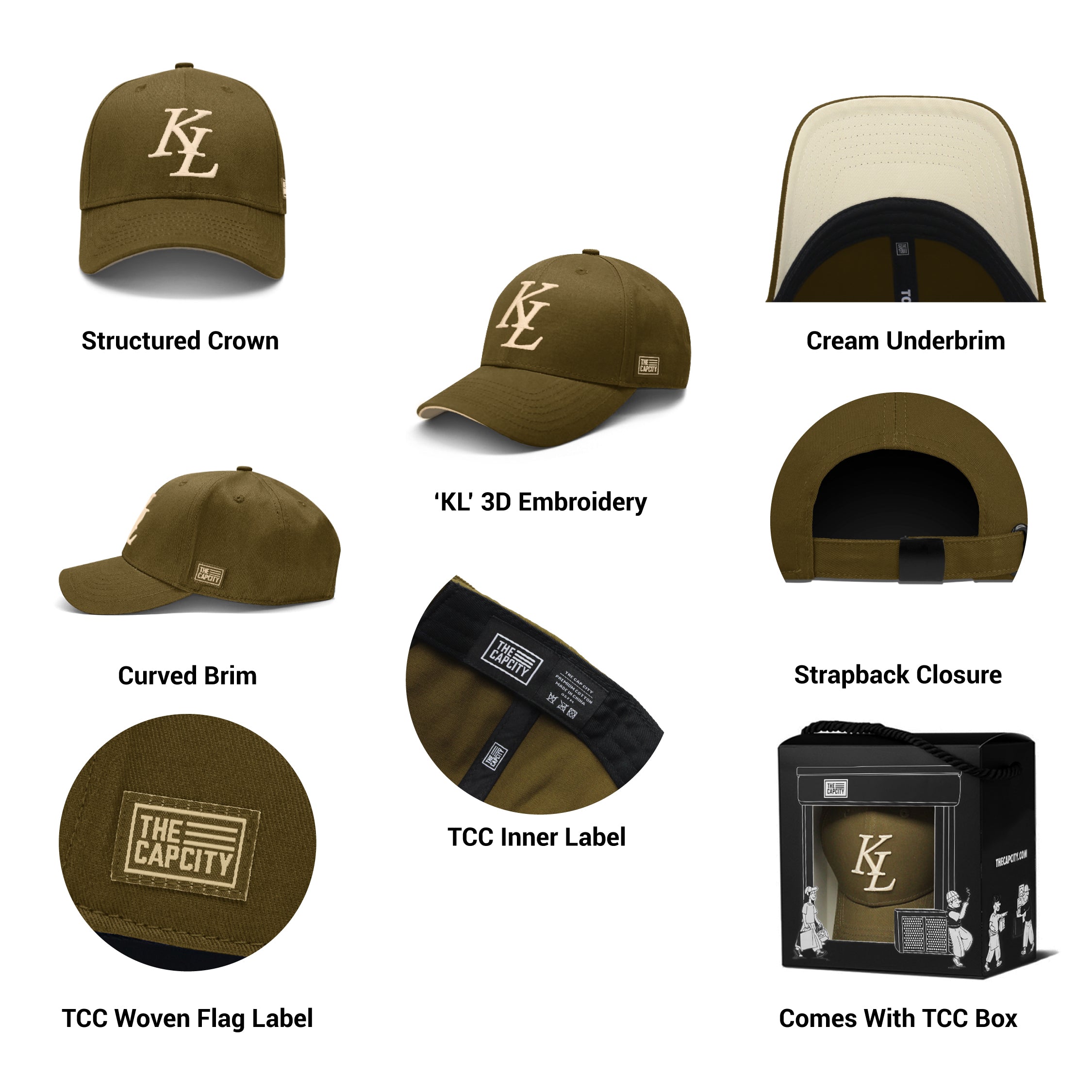 TCC KL LEGACY B-FIT STRAPBACK COLLECTION