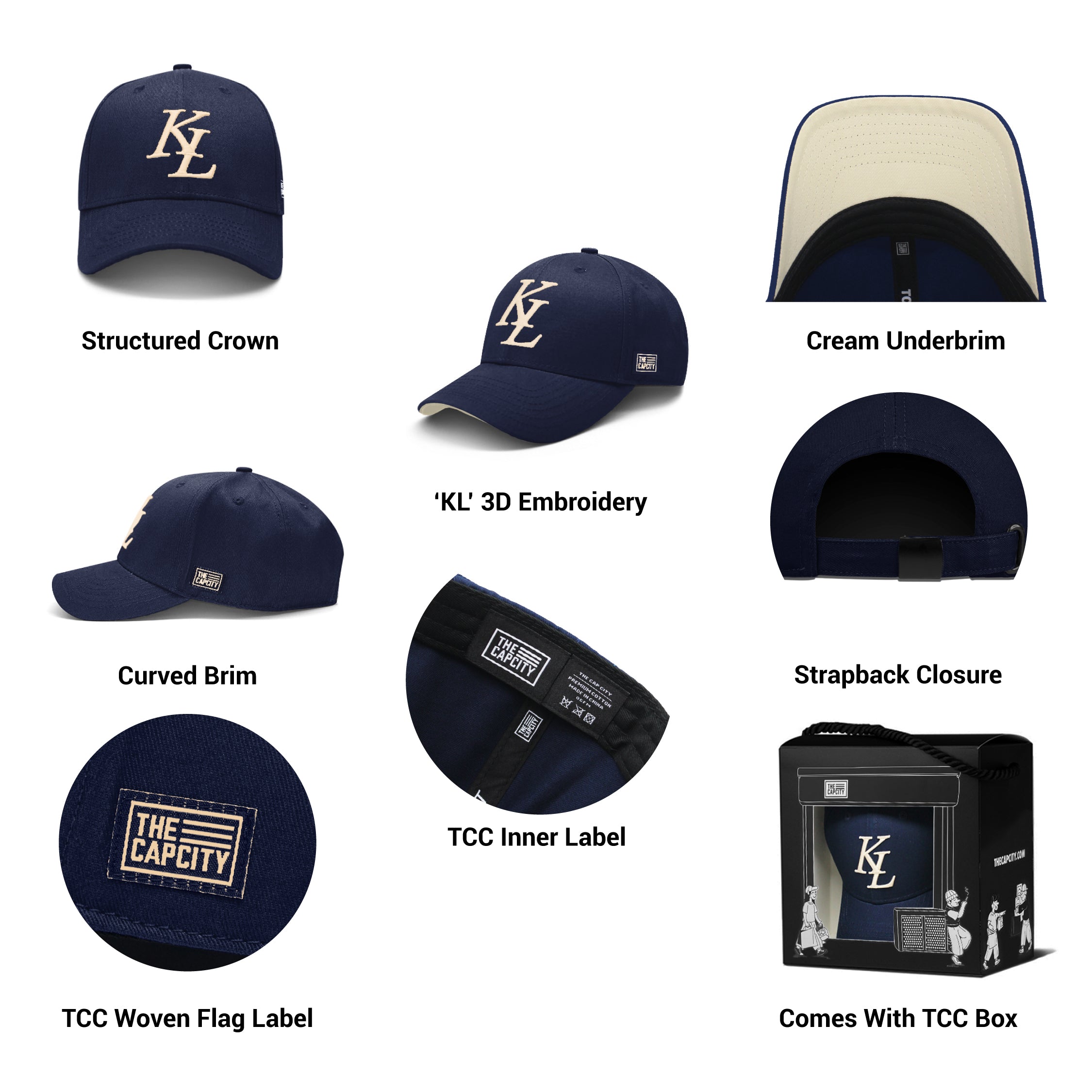 TCC KL LEGACY B-FIT STRAPBACK COLLECTION