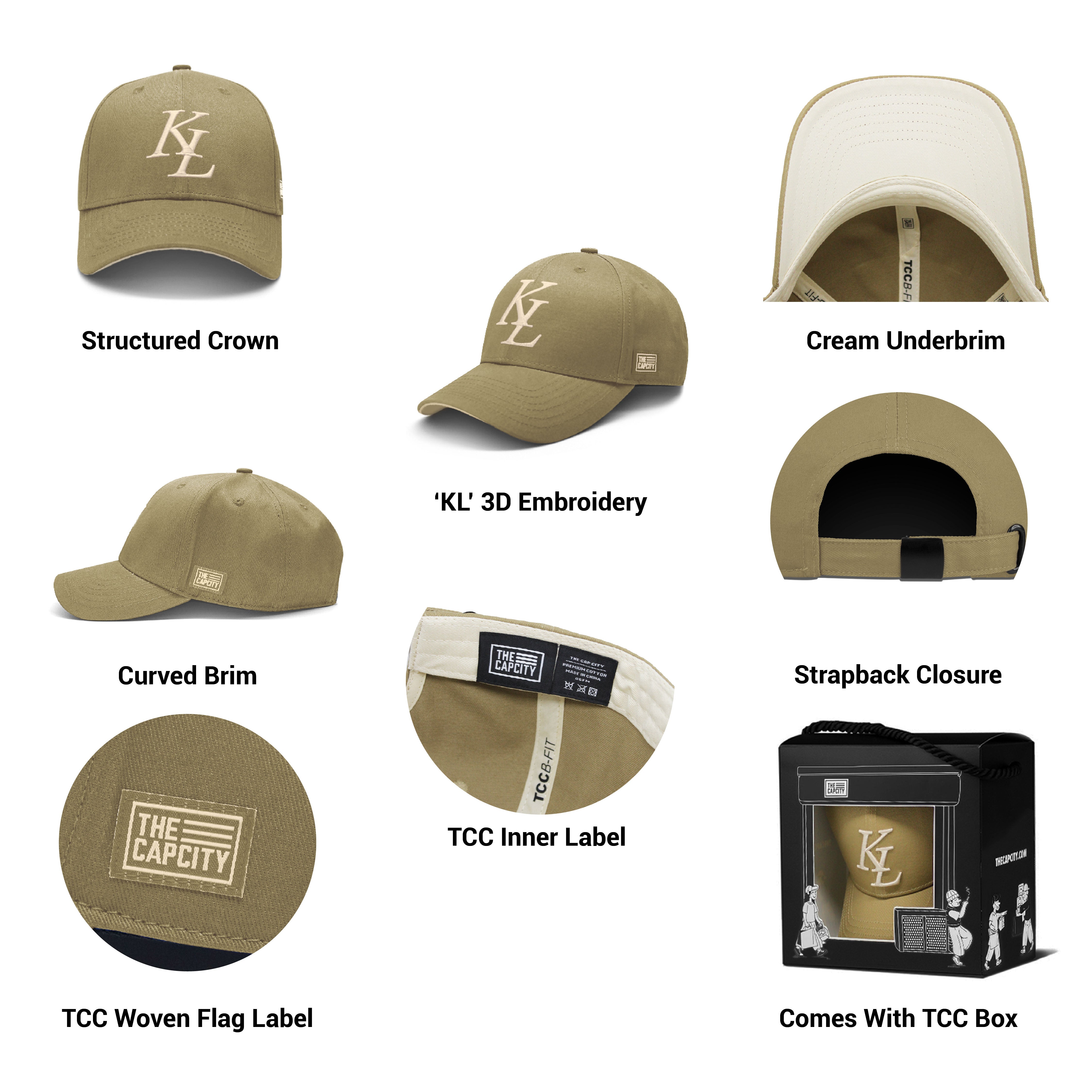 TCC KL LEGACY B-FIT STRAPBACK CAP COLLECTION