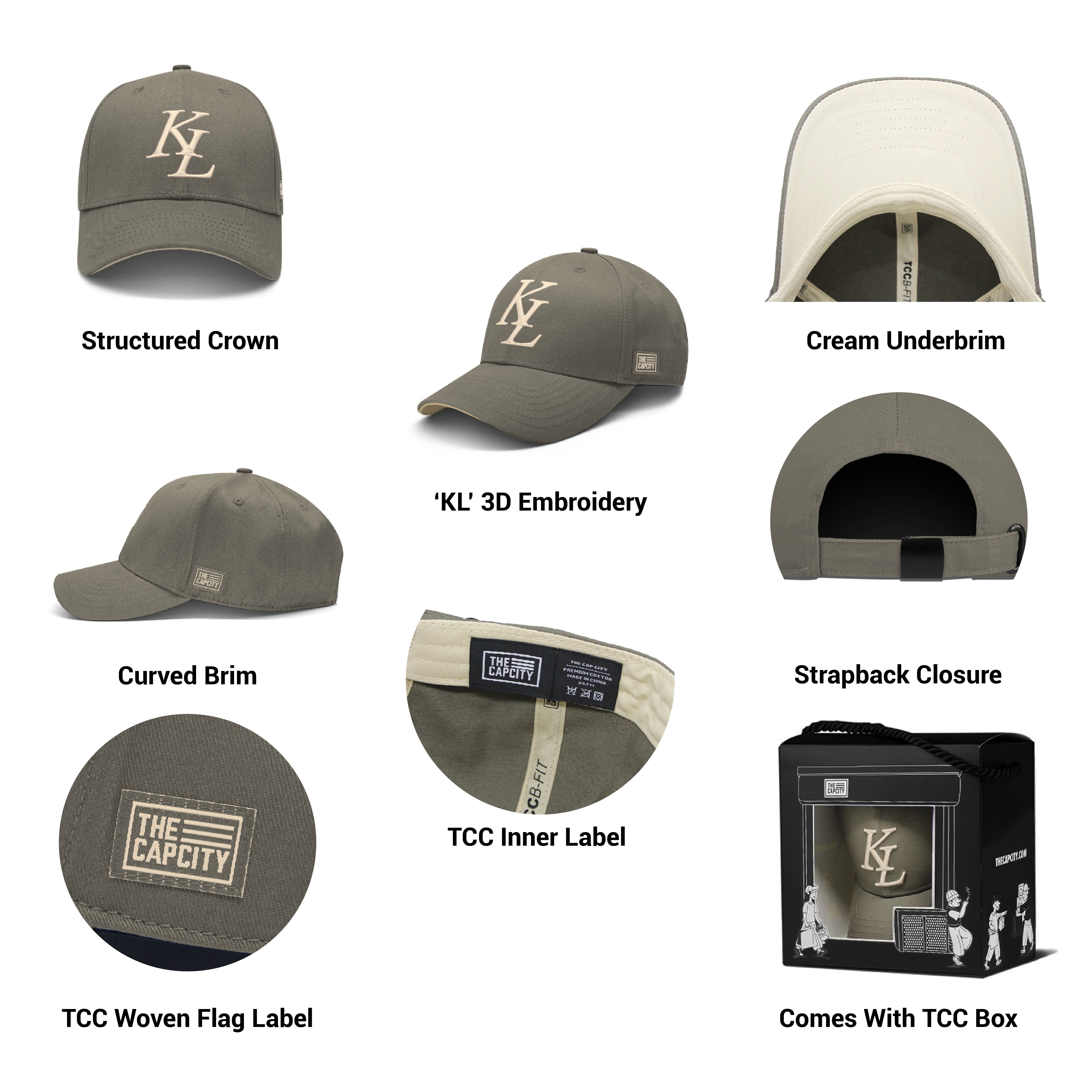 TCC KL LEGACY B-FIT STRAPBACK CAP COLLECTION