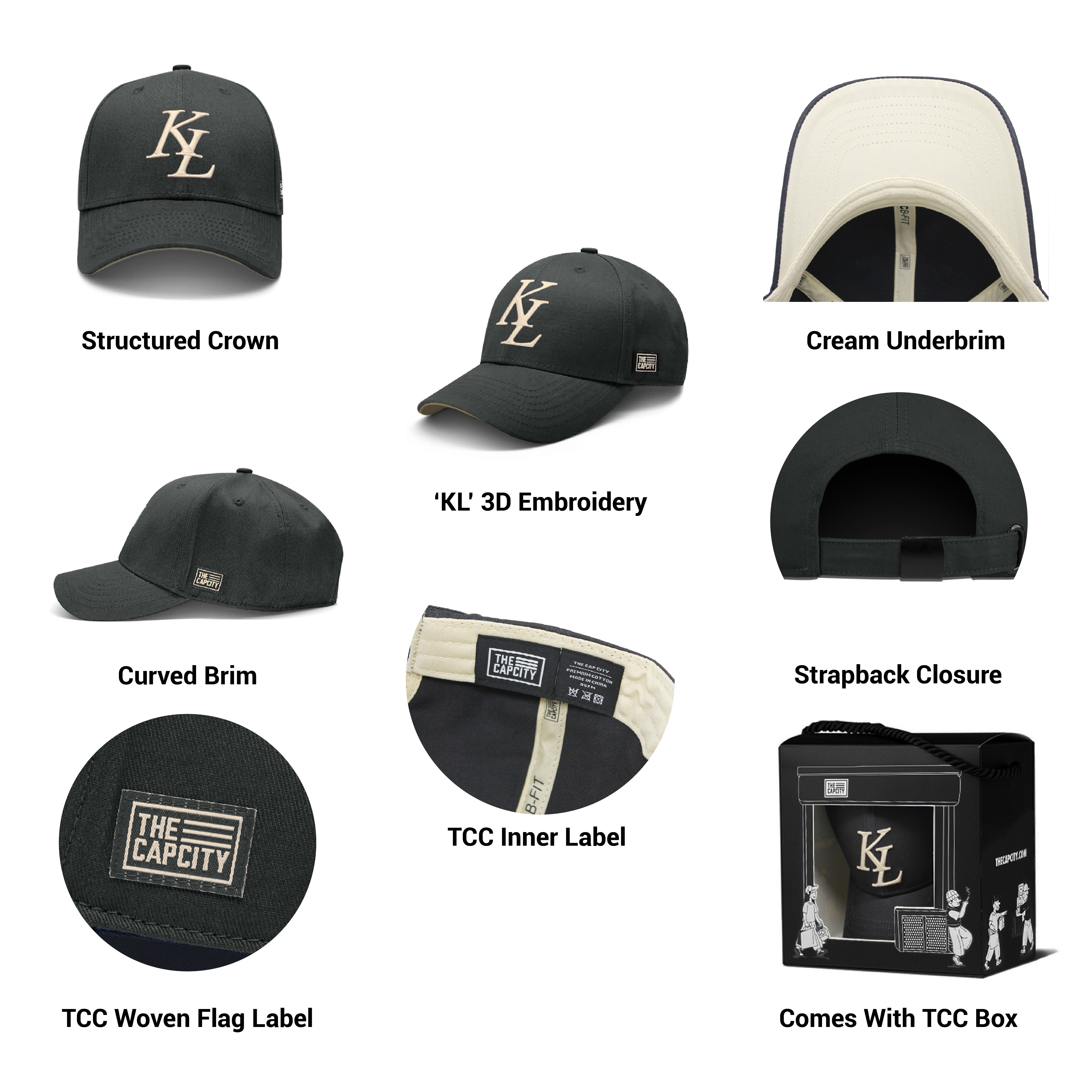 TCC KL LEGACY B-FIT STRAPBACK CAP COLLECTION