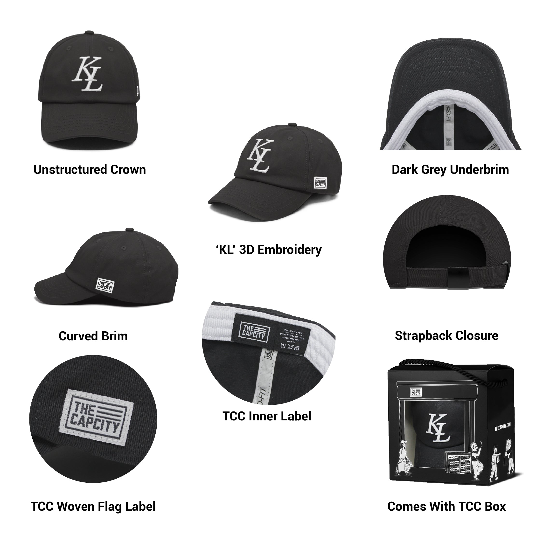 TCC KL LEGACY RELAXED B-FIT STRAPBACK COLLECTION
