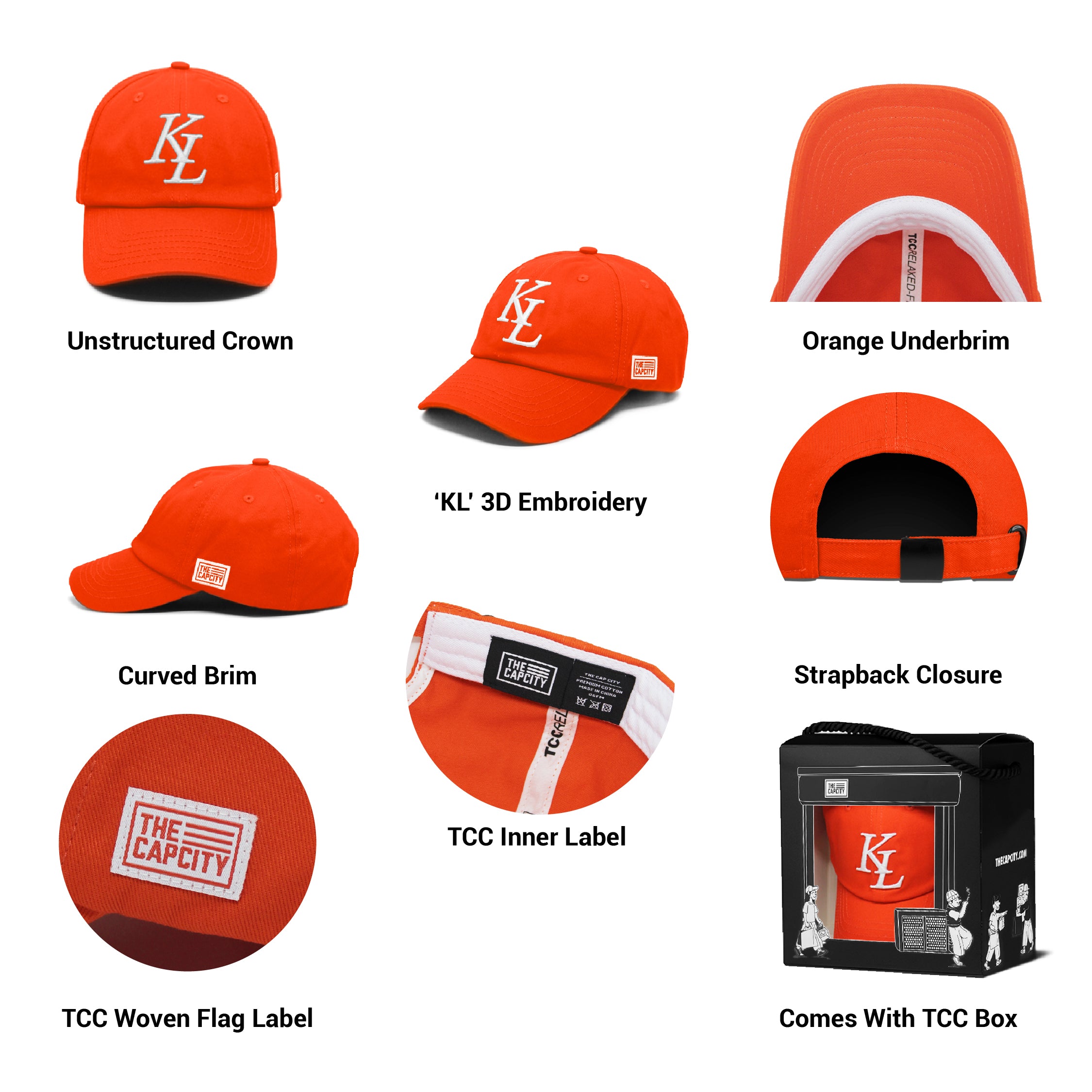 TCC KL LEGACY RELAXED B-FIT STRAPBACK COLLECTION
