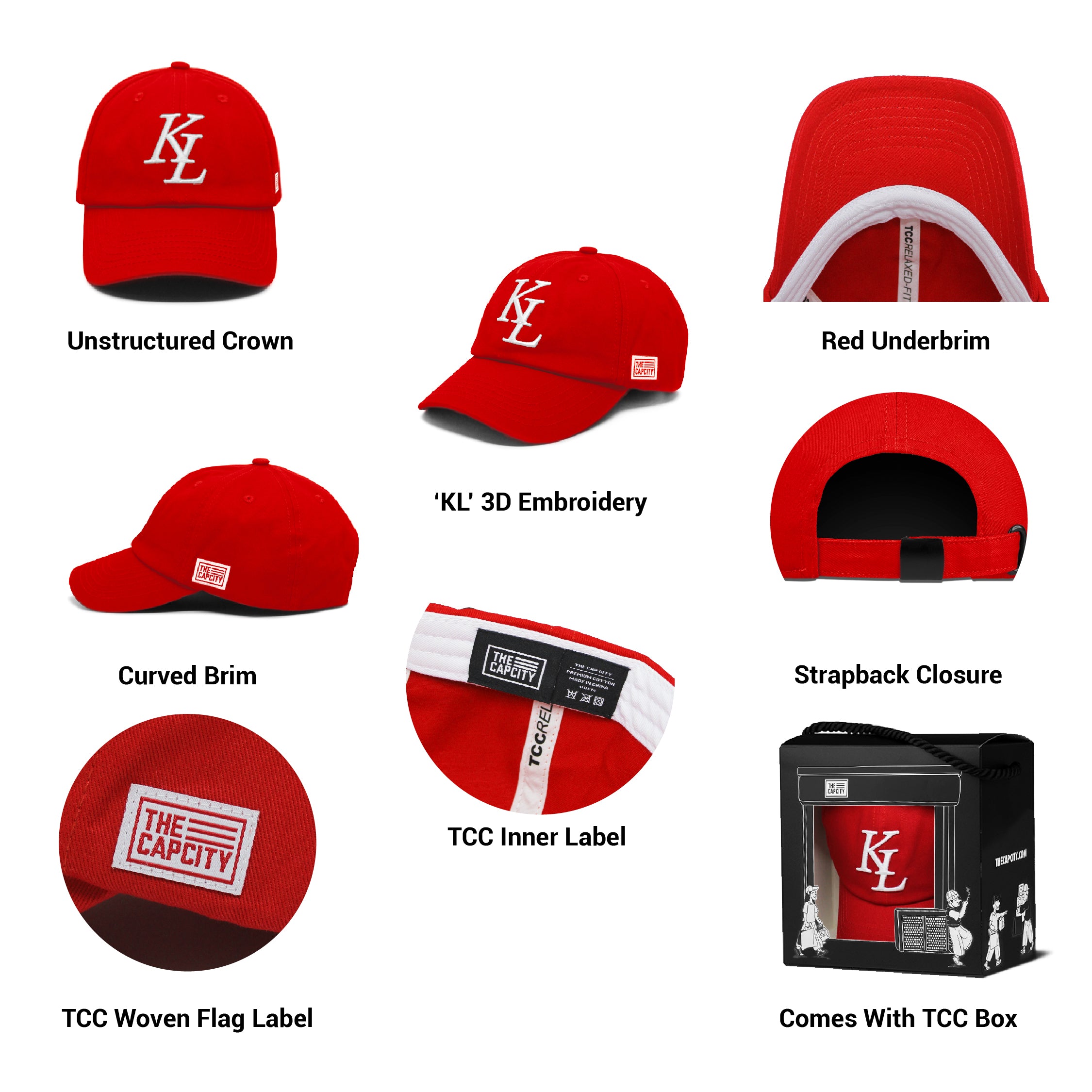 TCC KL LEGACY RELAXED B-FIT STRAPBACK COLLECTION