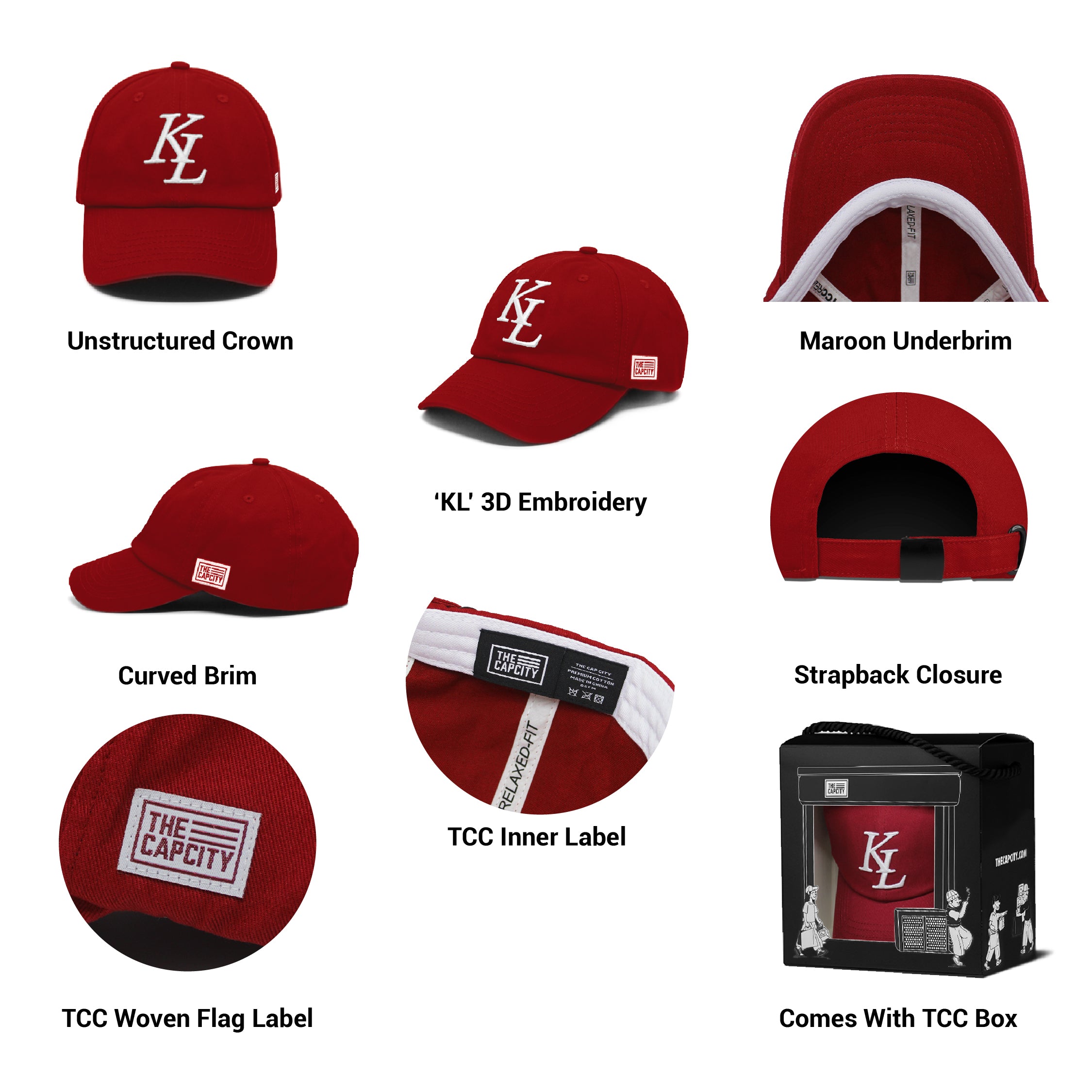 TCC KL LEGACY RELAXED B-FIT STRAPBACK COLLECTION