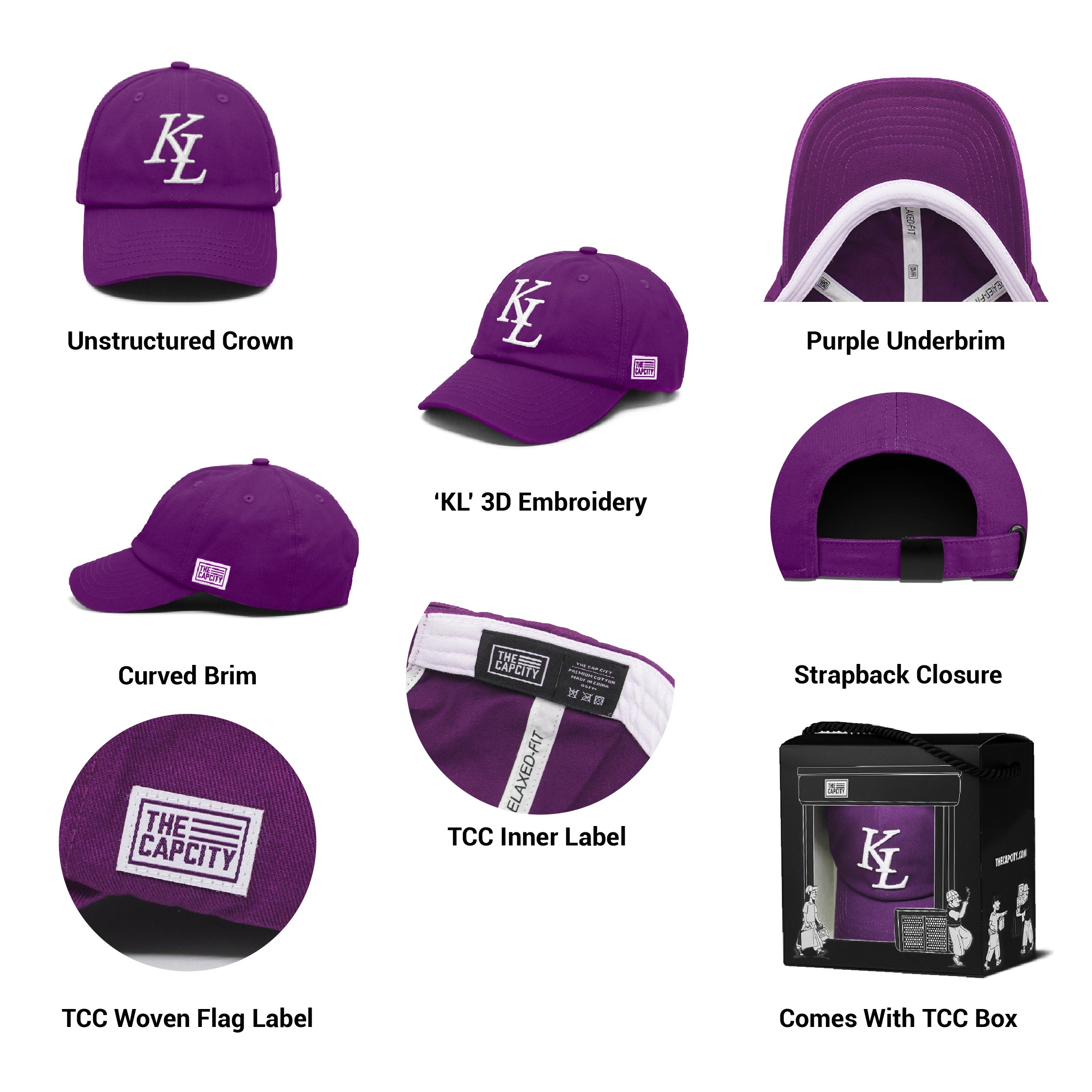 TCC KL LEGACY RELAXED B-FIT STRAPBACK COLLECTION