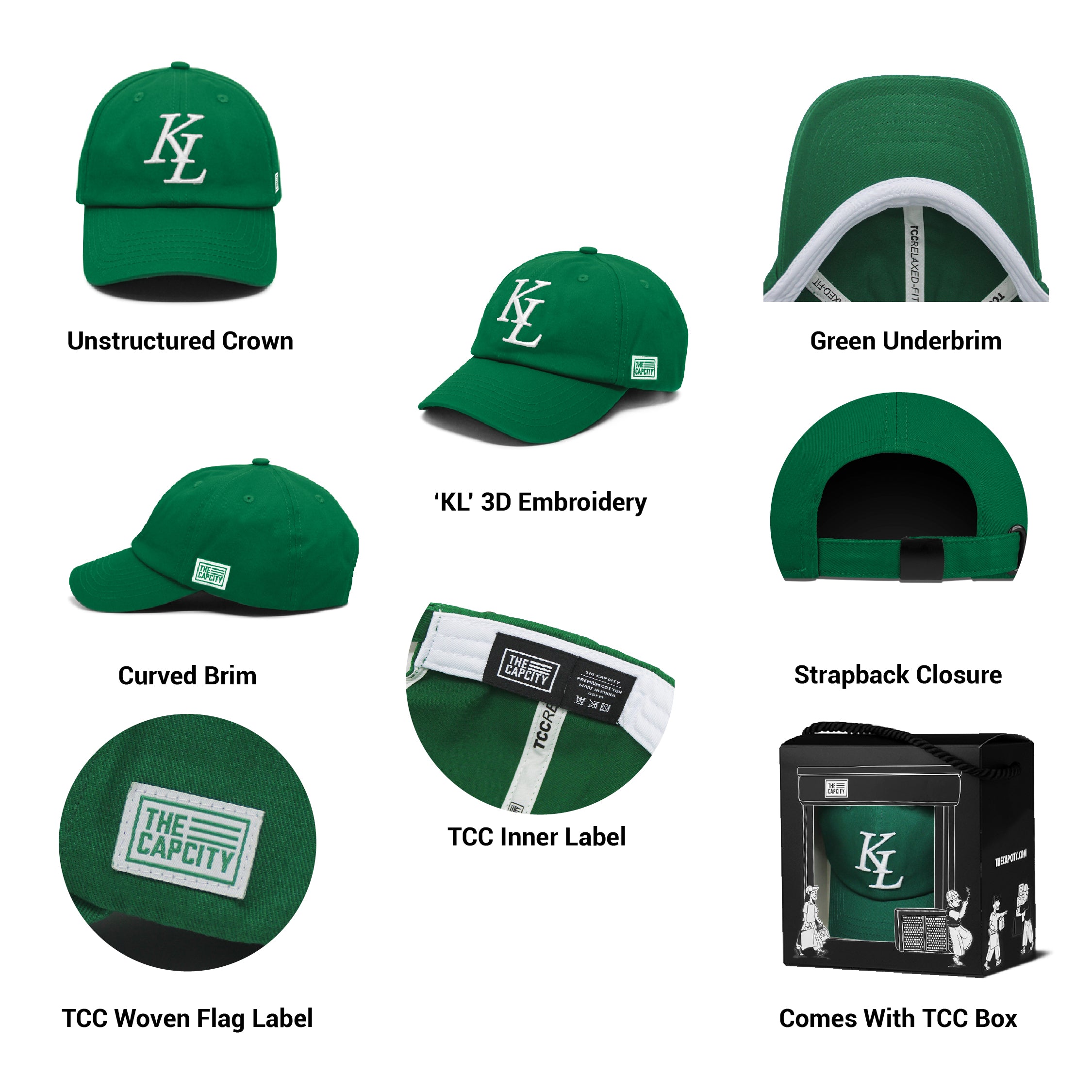 TCC KL LEGACY RELAXED B-FIT STRAPBACK COLLECTION