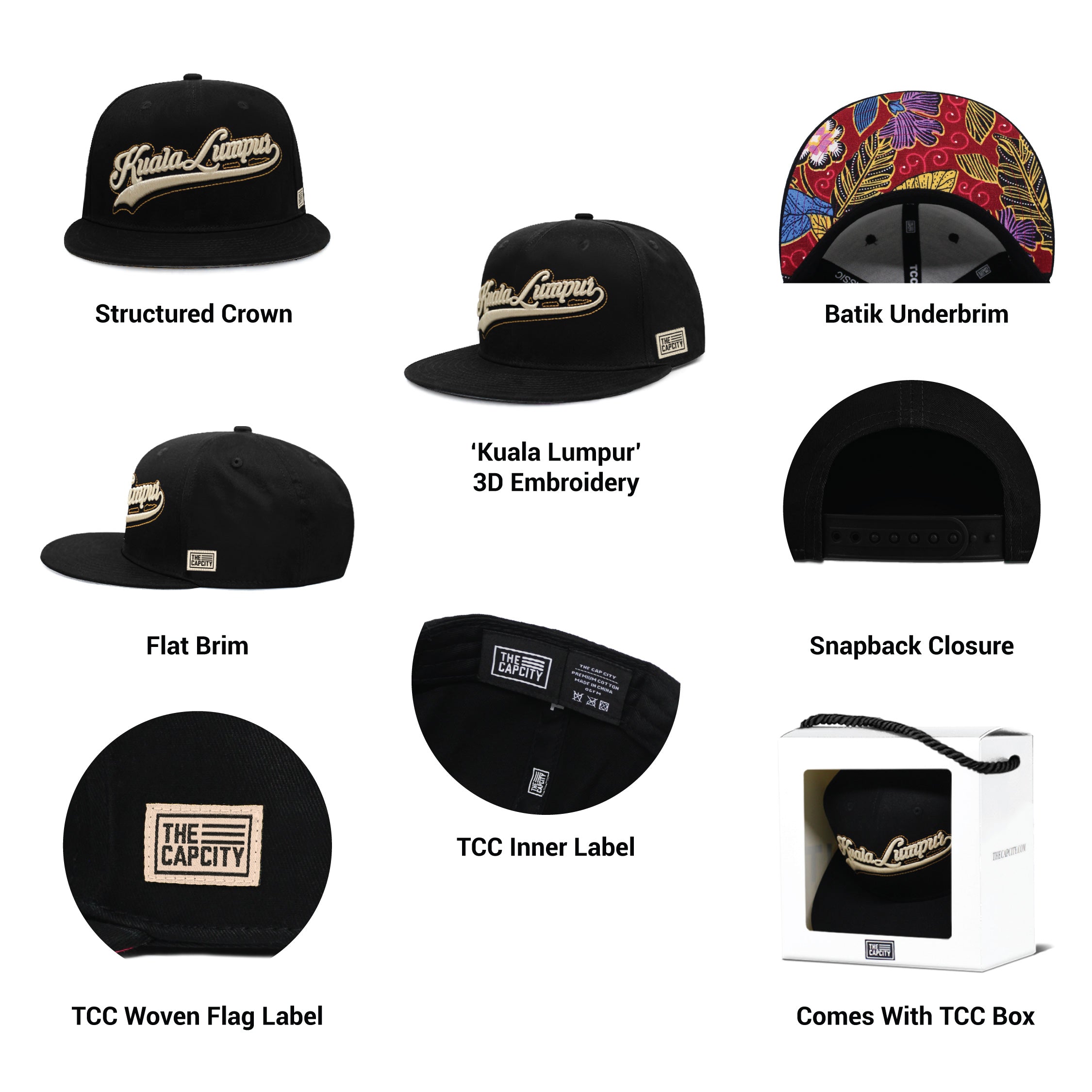 TCC KUALA LUMPUR BATIK CLASSIC SNAPBACK COLLECTION