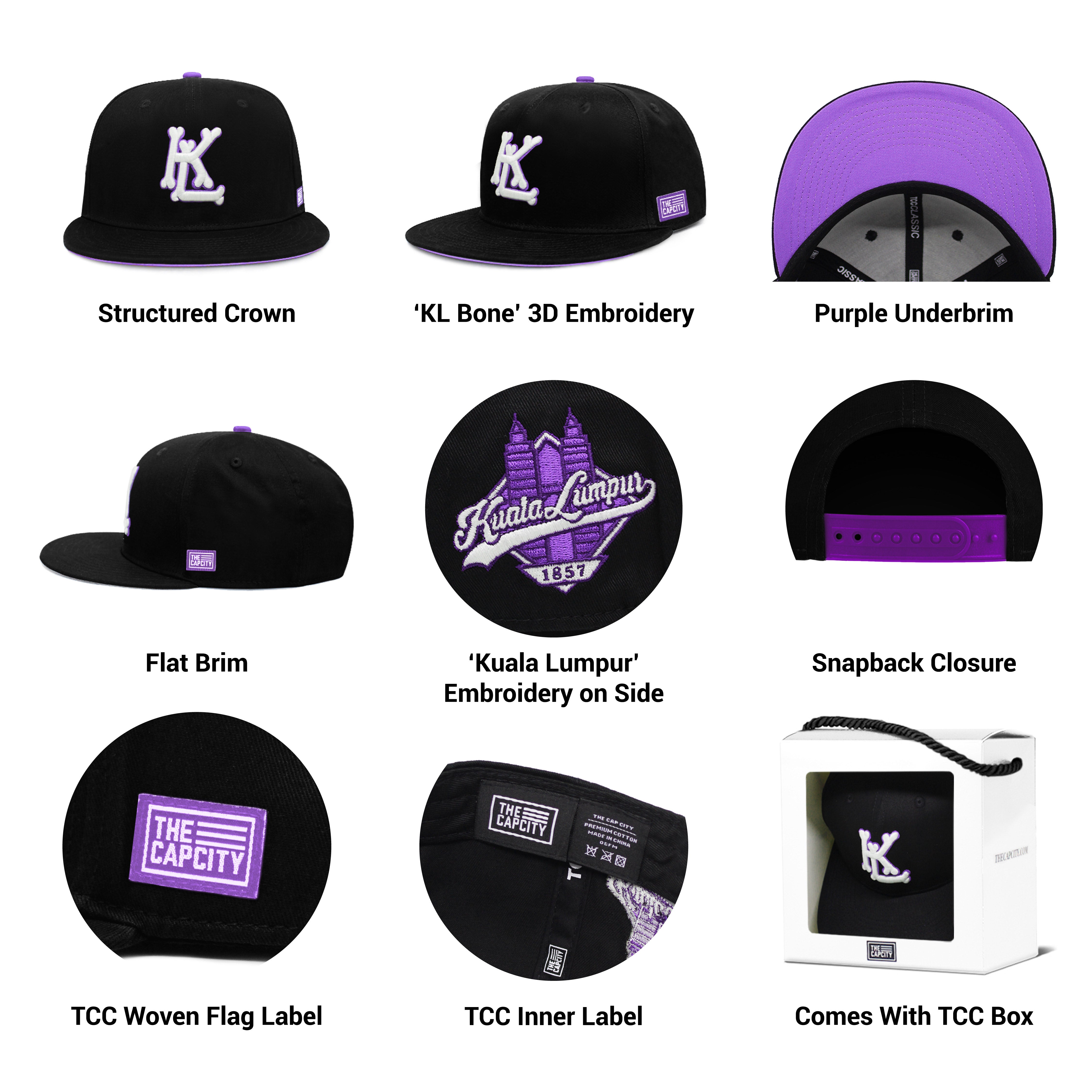 TCC KL BONE SNAPBACK COLLECTION