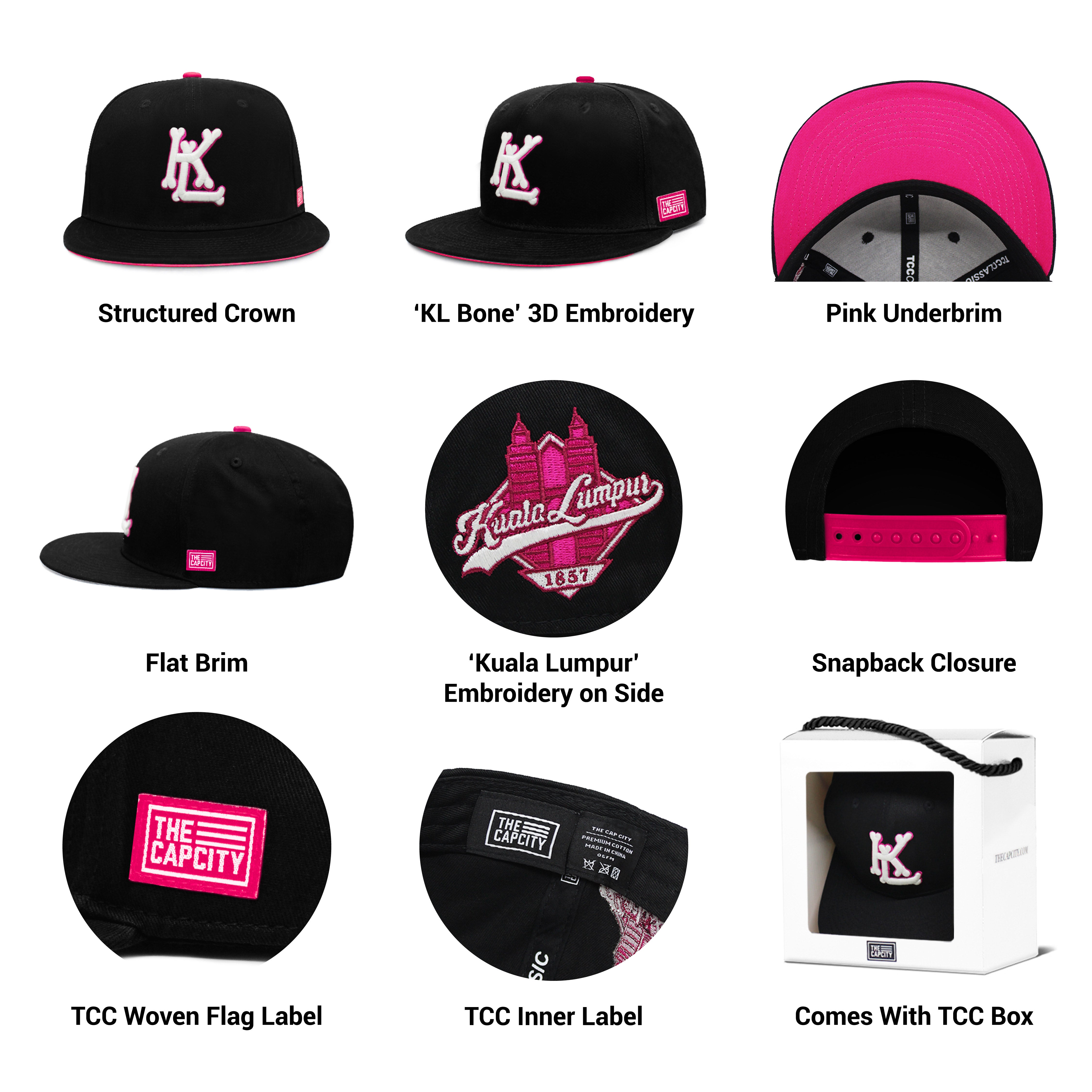 TCC KL BONE SNAPBACK COLLECTION