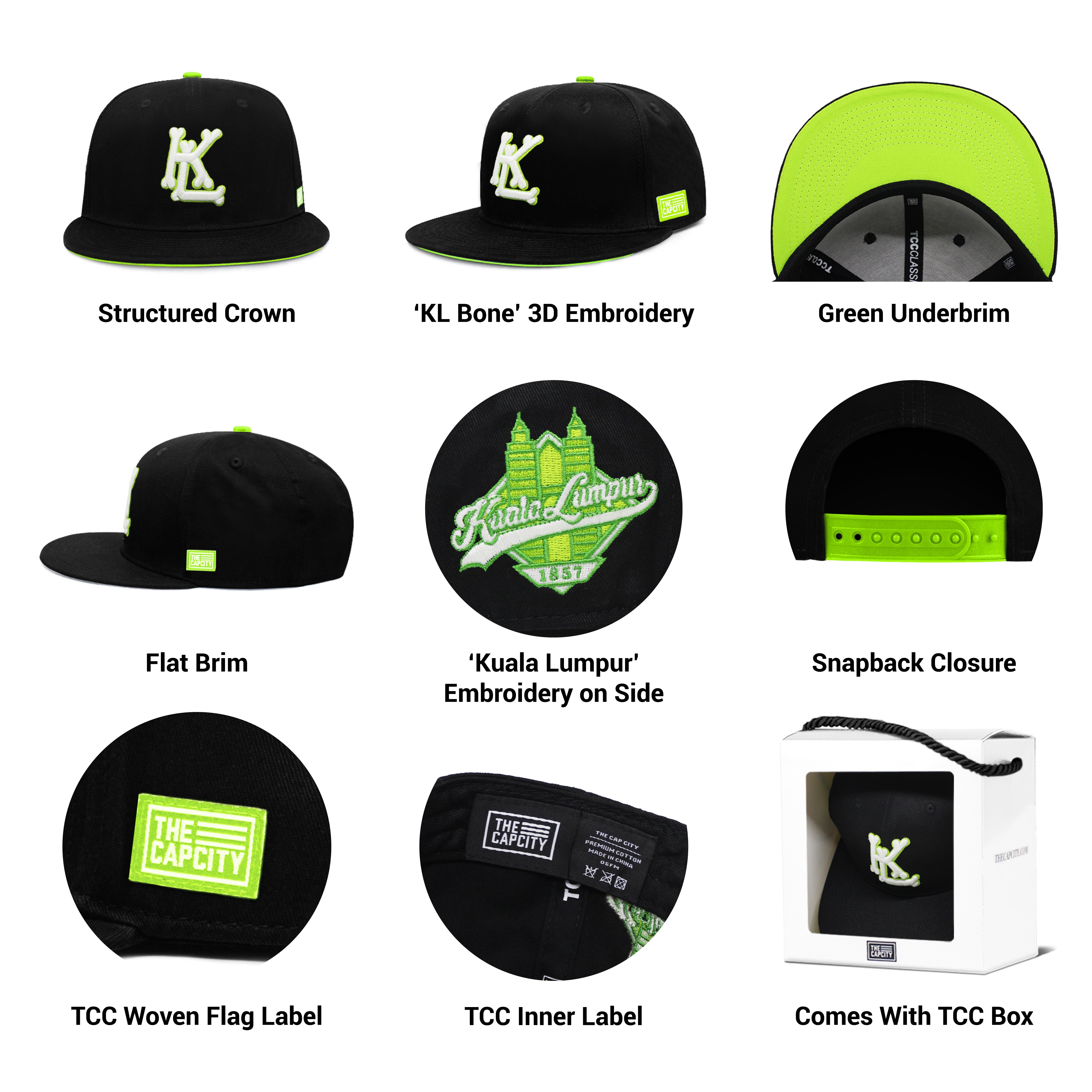 TCC KL BONE SNAPBACK COLLECTION