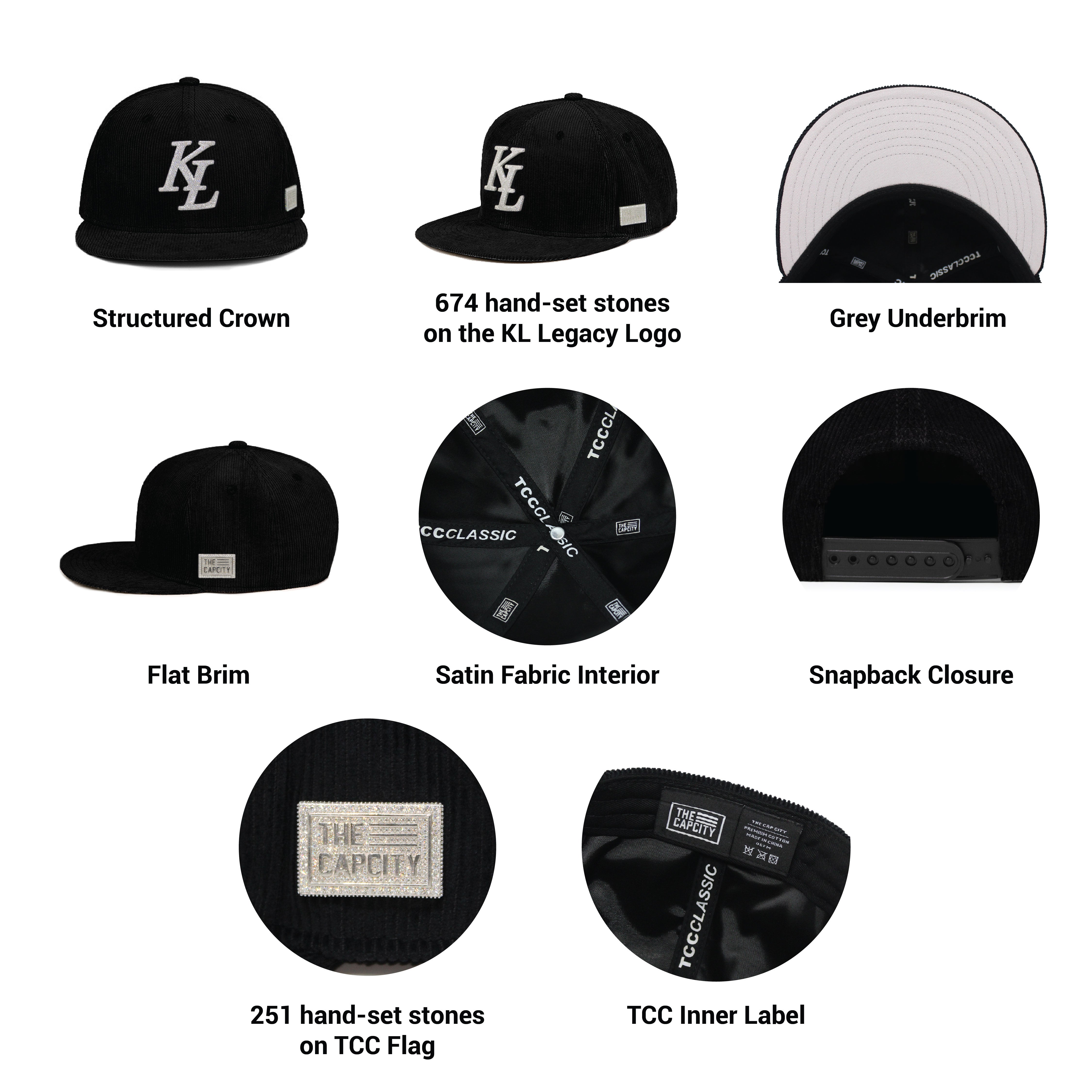 TCC 'FOREVER' KL LEGACY CLASSIC SNAPBACK CAP