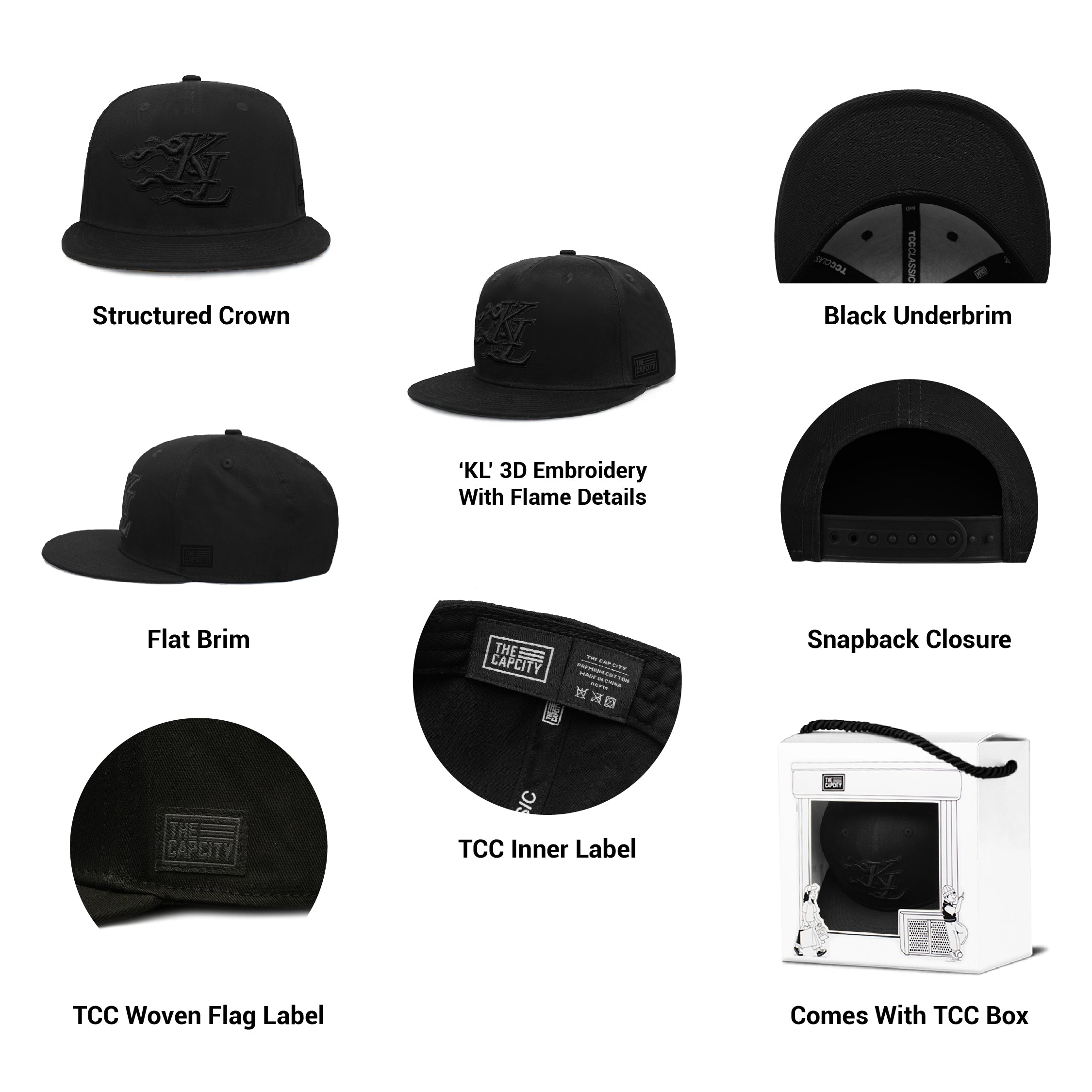 TCC KL LEGACY 'INFERNO' CLASSIC SNAPBACK COLLECTION