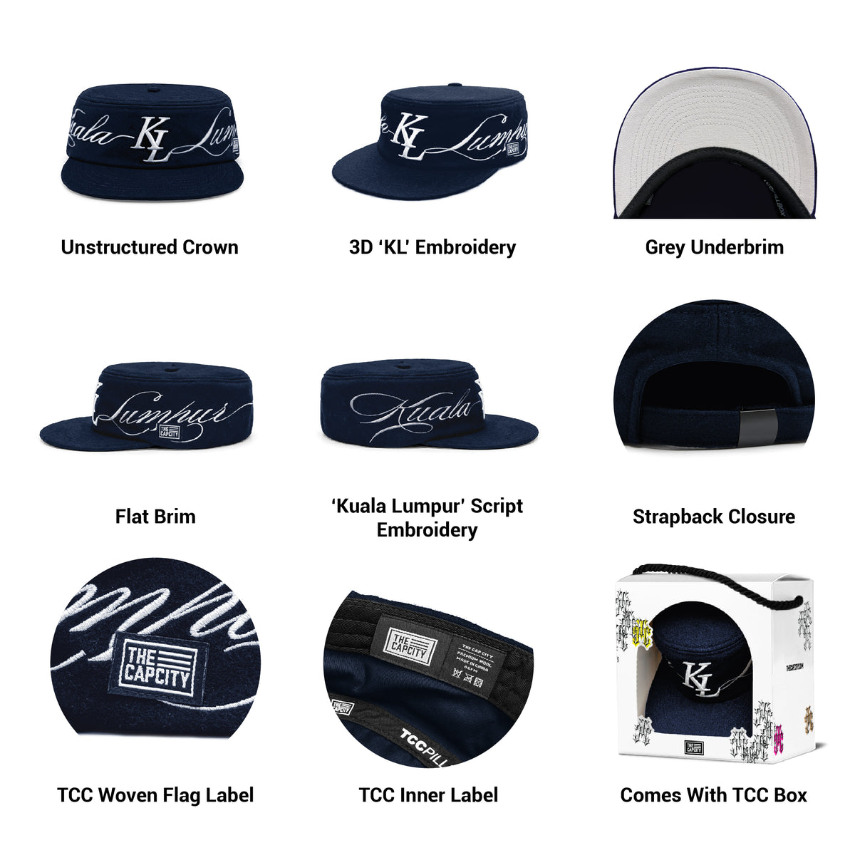 TCC KL LEGACY "SCRIPT" PILLBOX COLLECTION