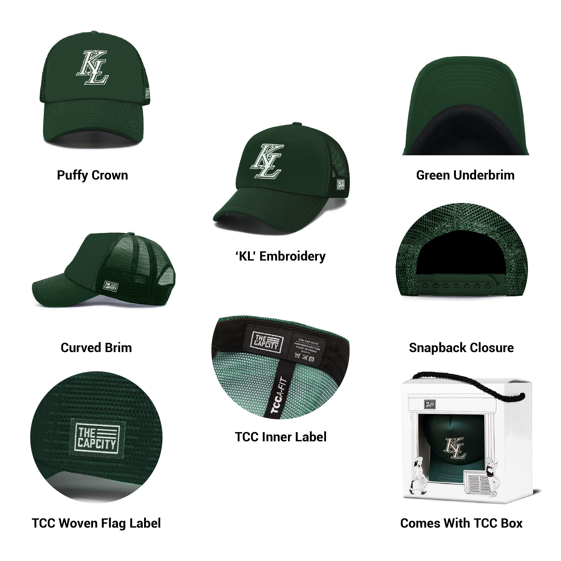 TCC KL LEGACY PUFFY TRUCKER SNAPBACK COLLECTION