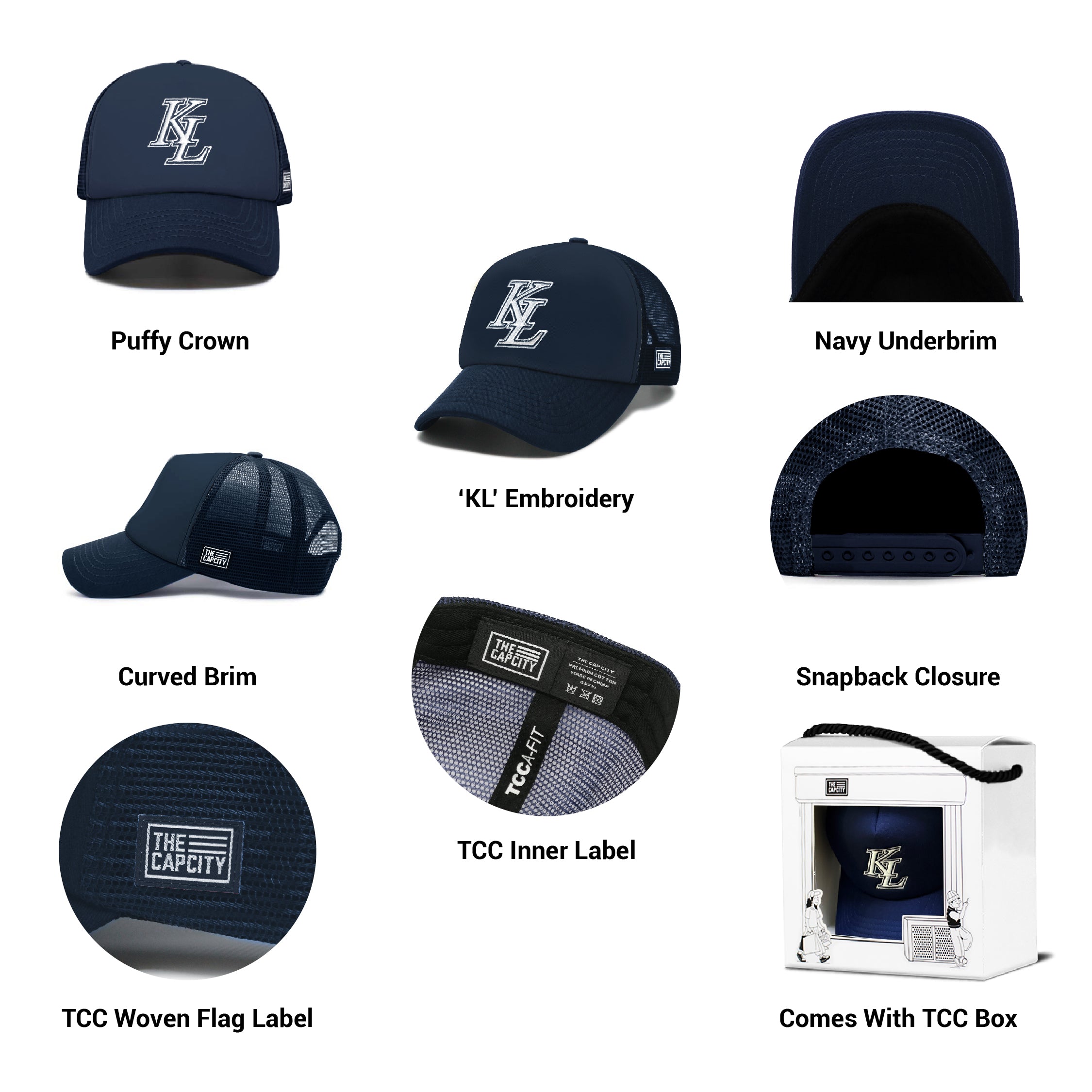 TCC KL LEGACY PUFFY TRUCKER SNAPBACK COLLECTION