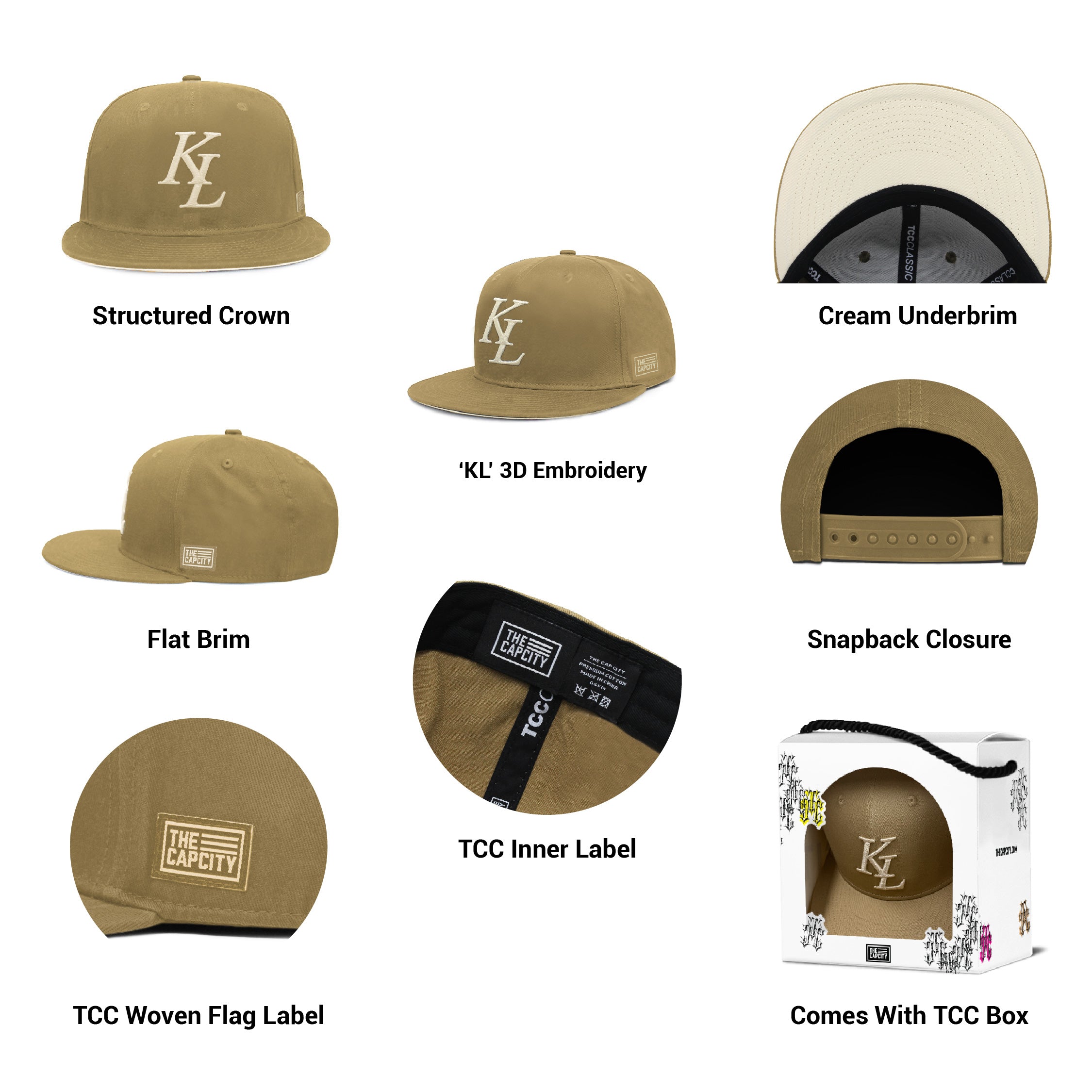 TCC KL LEGACY CLASSIC SNAPBACK CAP COLLECTION