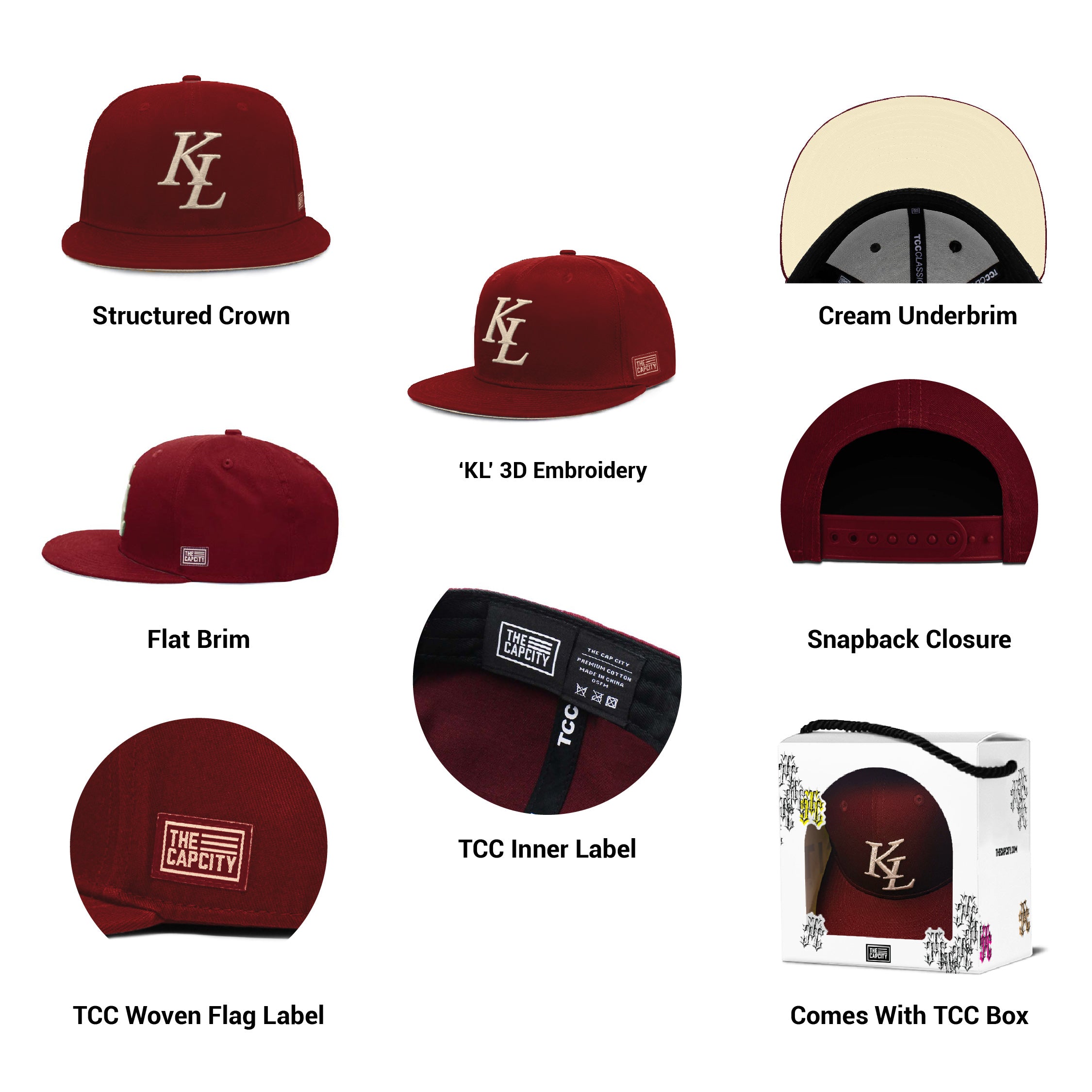 TCC KL LEGACY CLASSIC SNAPBACK CAP COLLECTION