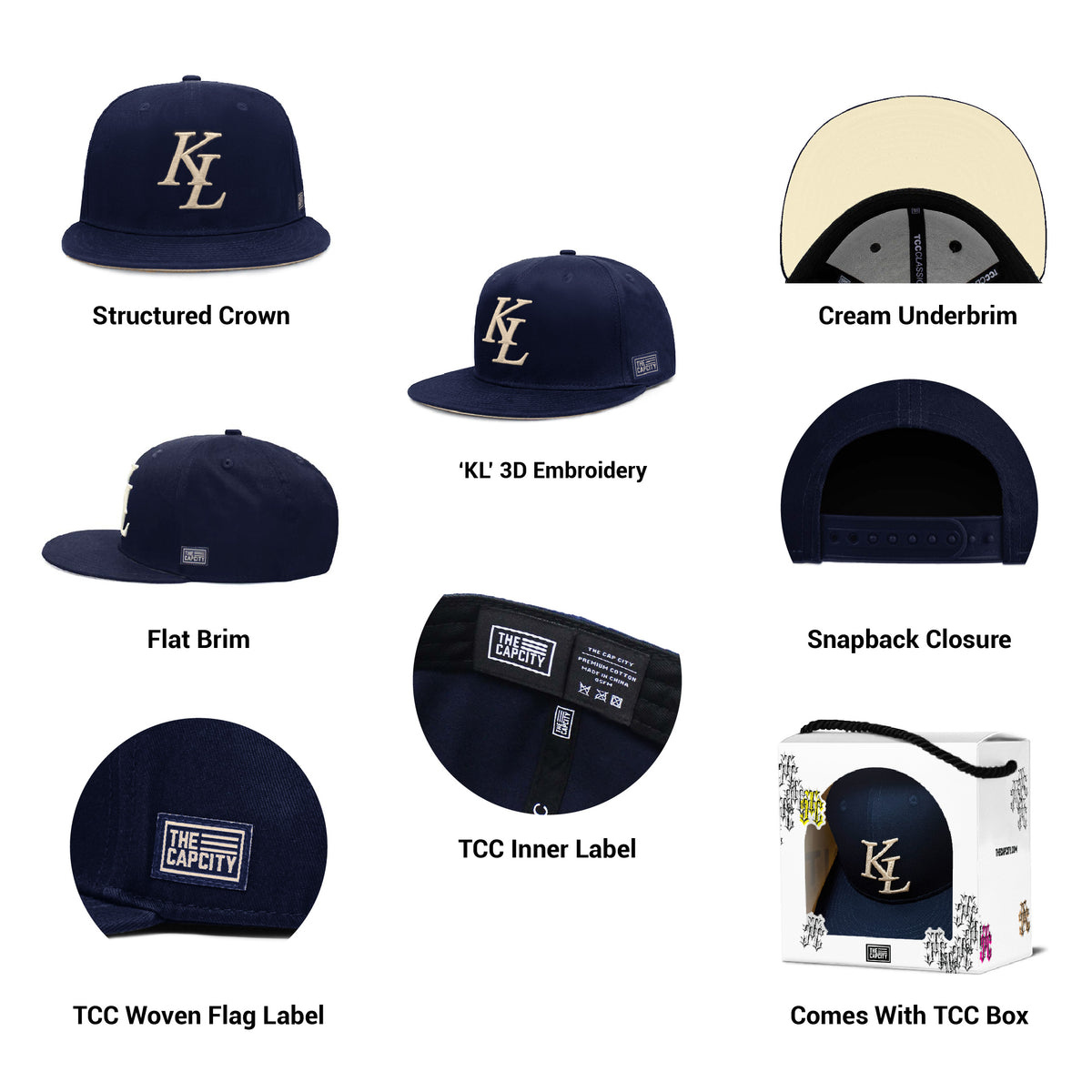 TCC KL LEGACY CLASSIC SNAPBACK CAP COLLECTION