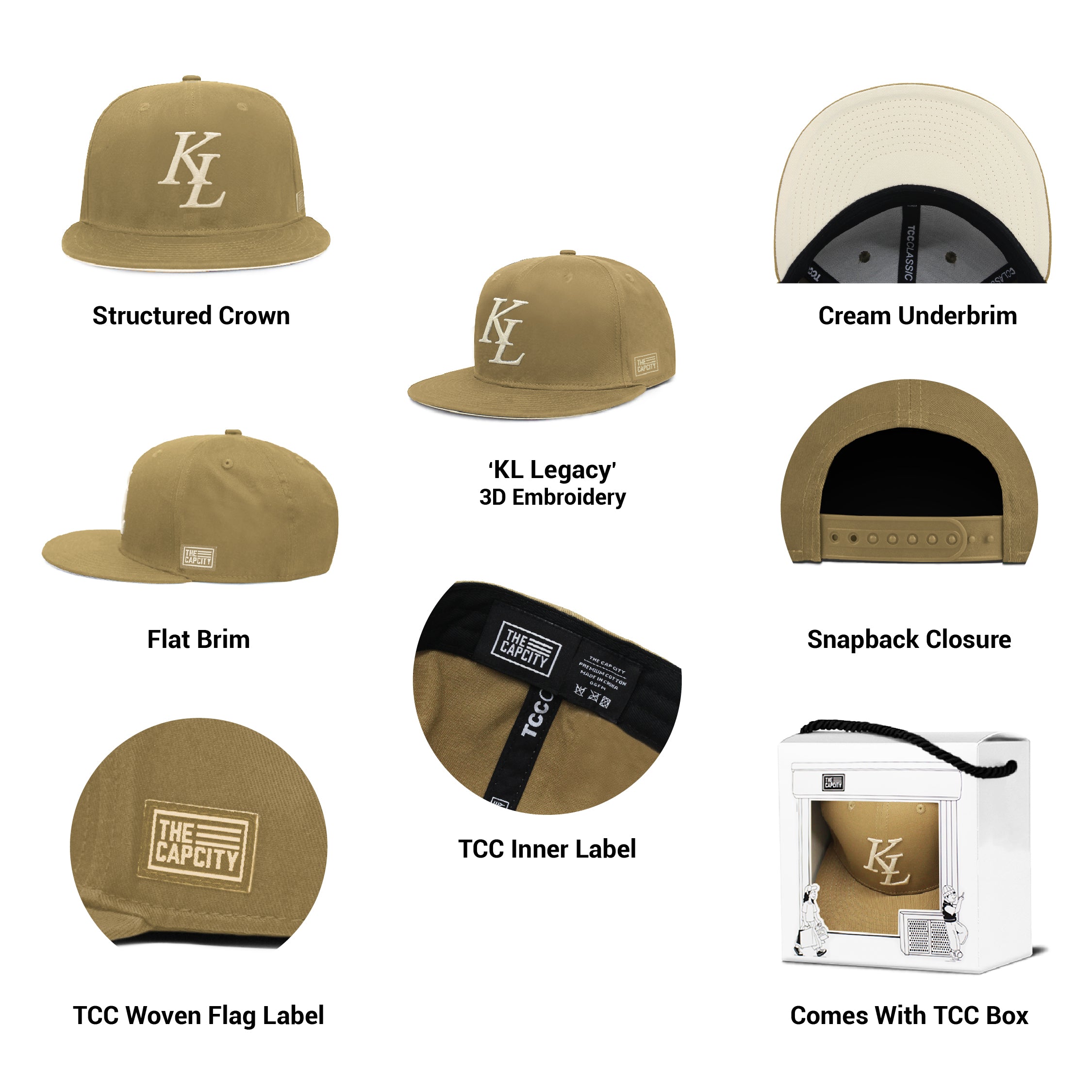 TCC KL LEGACY CLASSIC SNAPBACK CAP COLLECTION